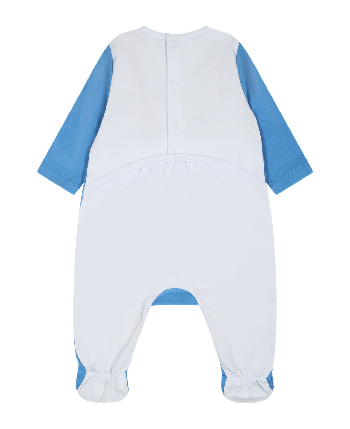 Little Marc Jacobs Light Blue Set For Baby Boy With Logo - Blu ボディスーツ＆セットアップ