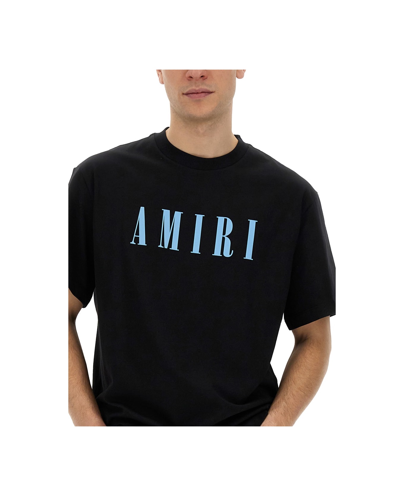 AMIRI T-shirt With Logo - BLACK シャツ