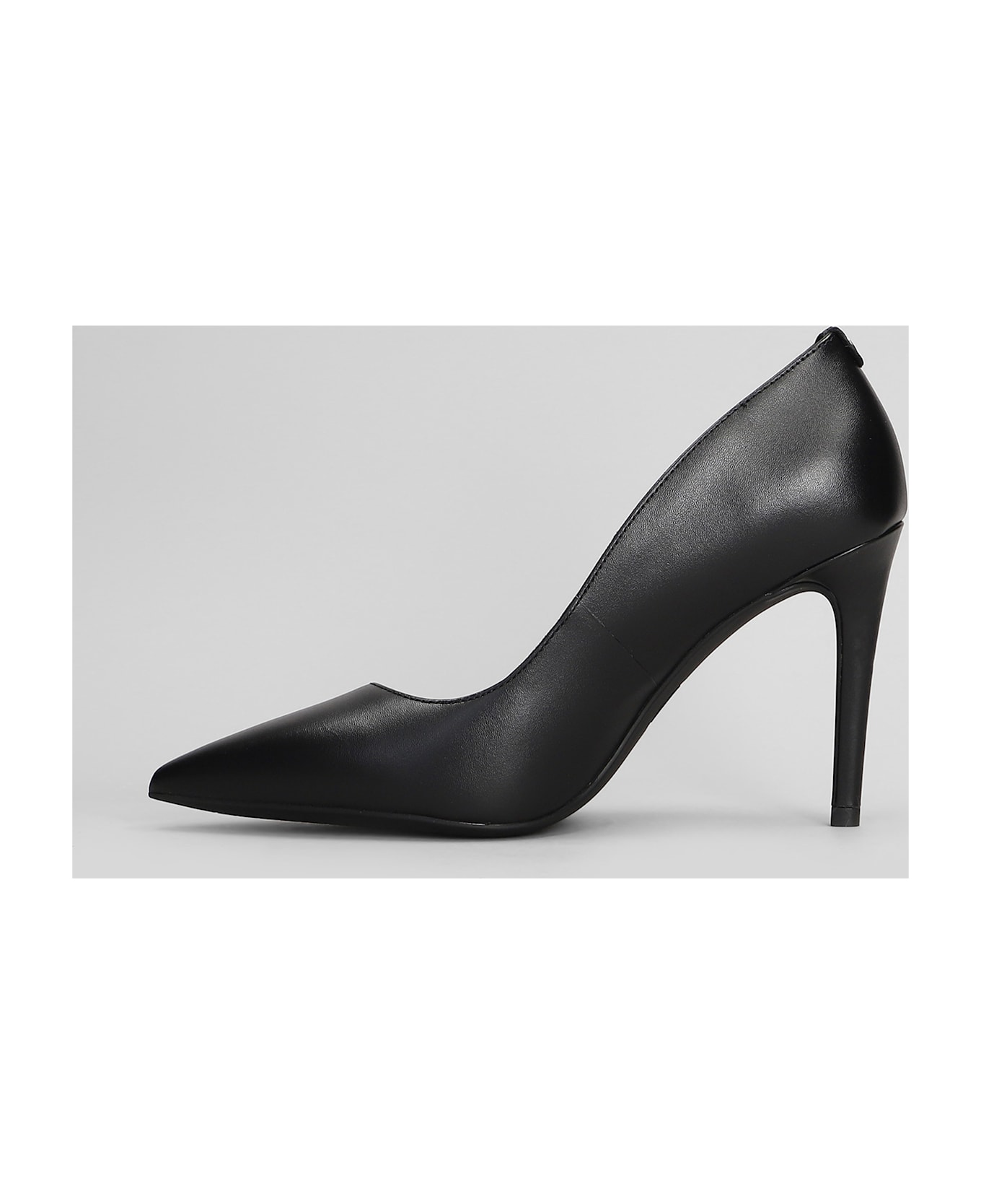 Michael Kors Alina Flex High Pump Pumps In Black Leather - black