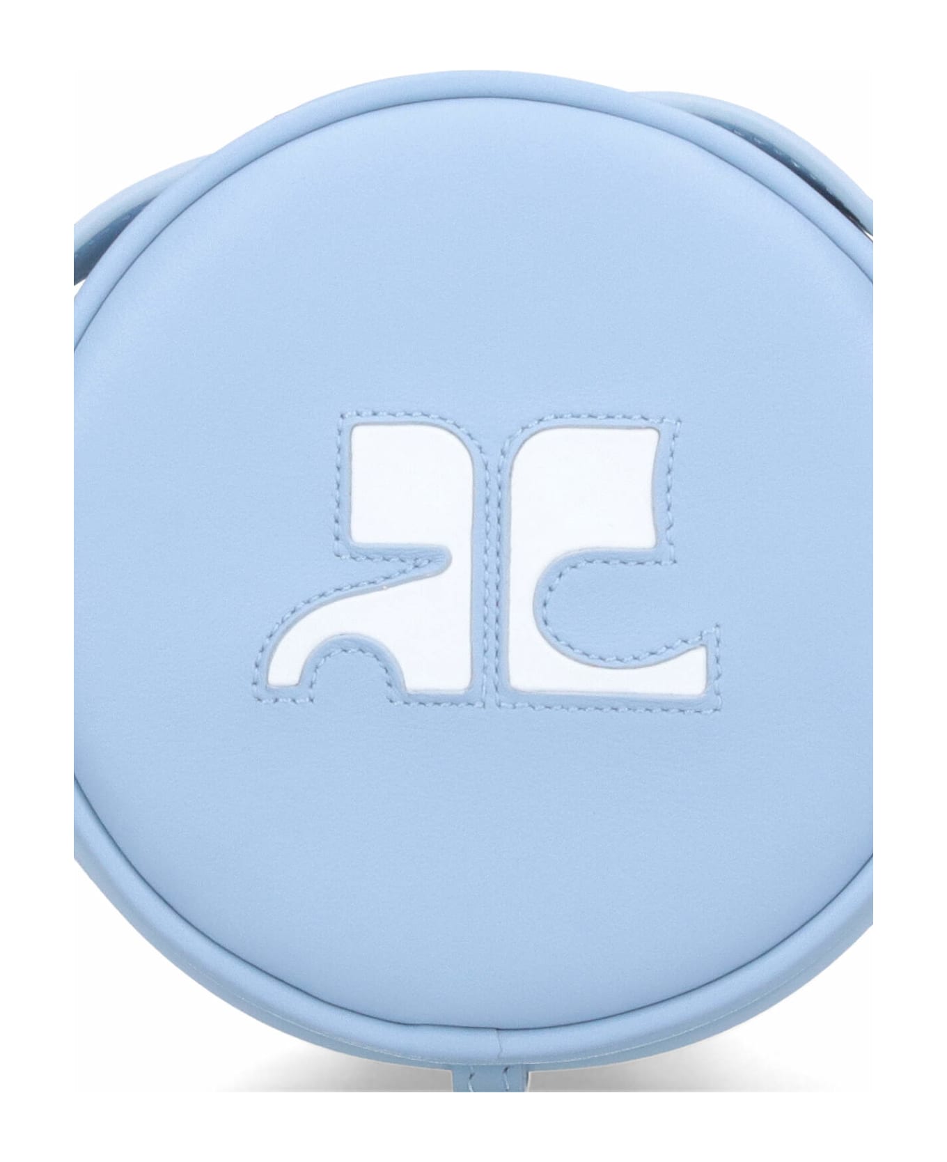 Courrèges "reedition Circle" Mini Bag - Light Blue