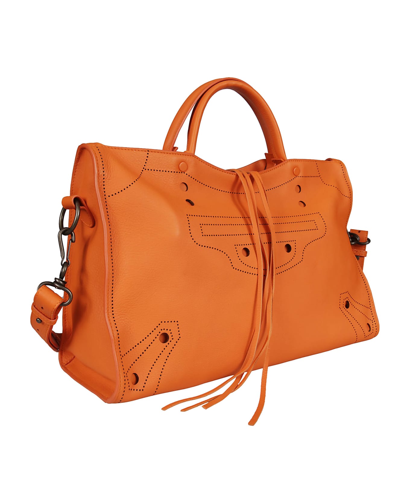 balenciaga blackout city aj shoulder bag