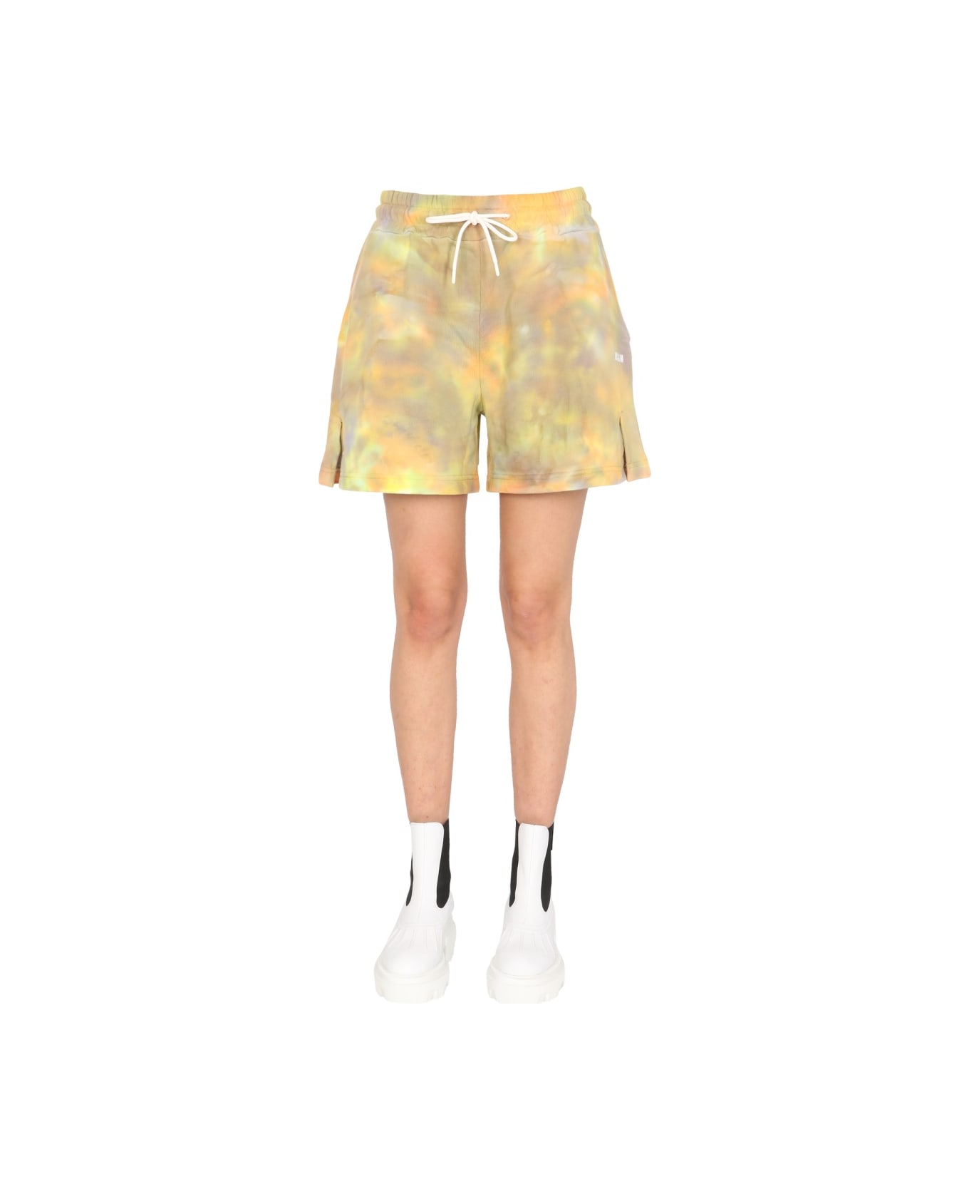 MSGM Cotton Shorts - MULTICOLOUR