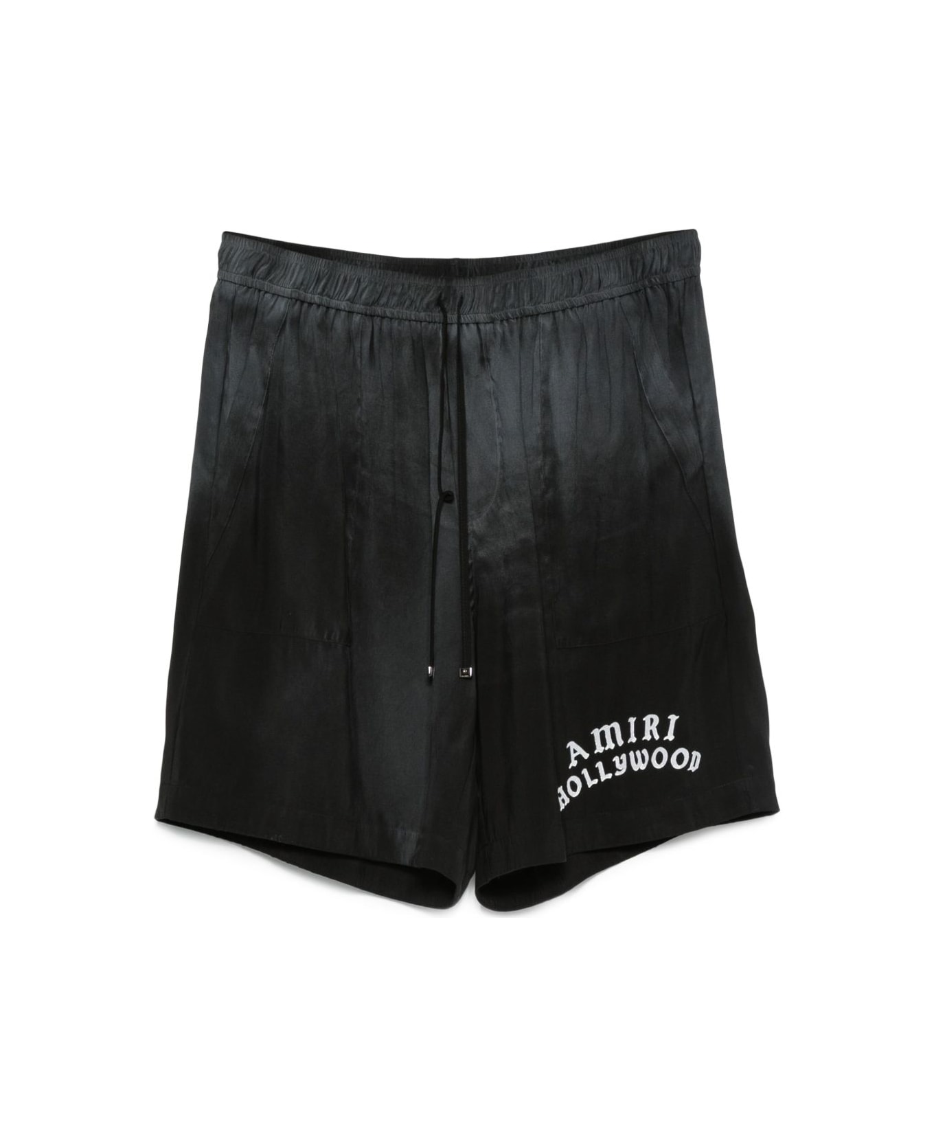 AMIRI Embroidered Shorts - Black