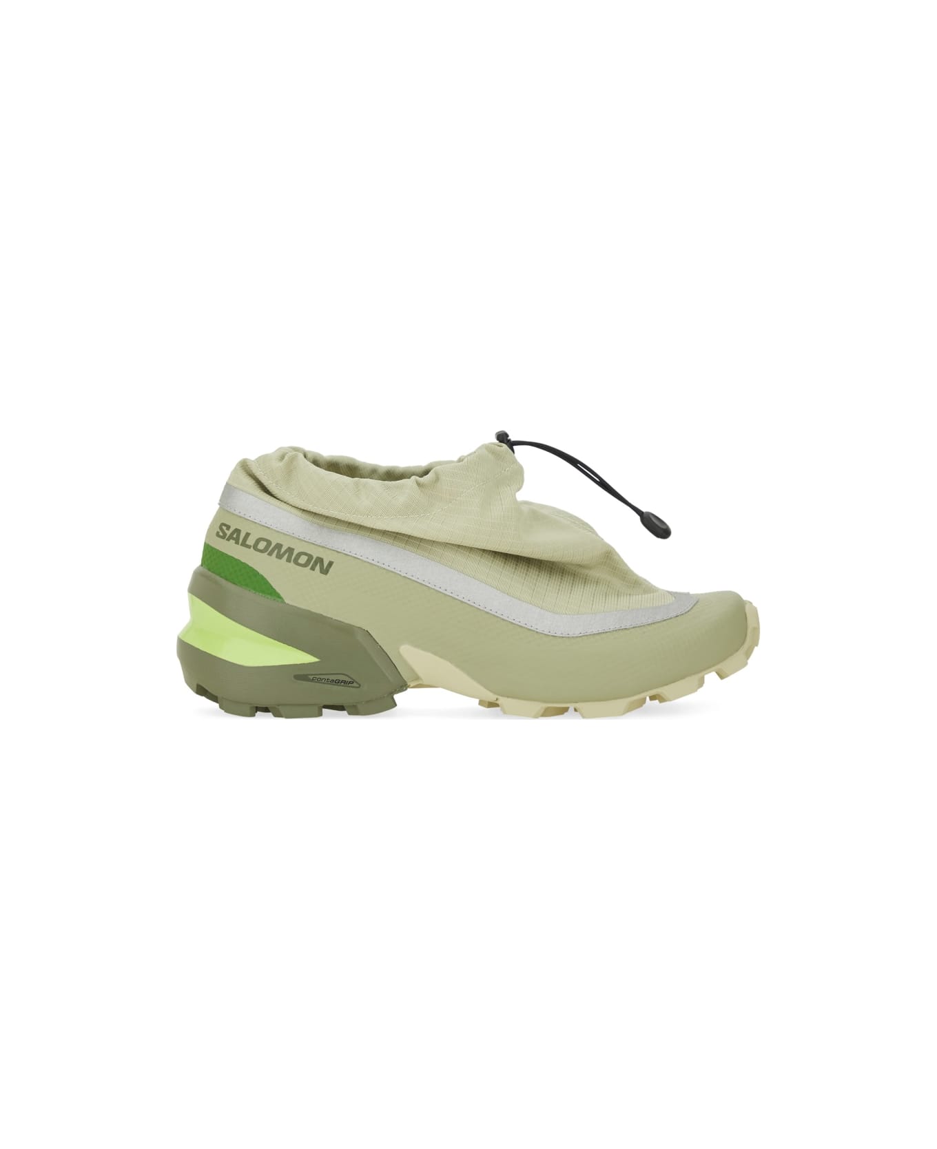 MM6 Maison Margiela 'cross Low' Sneaker - Alfalfa/silver Reflective/flint Gray