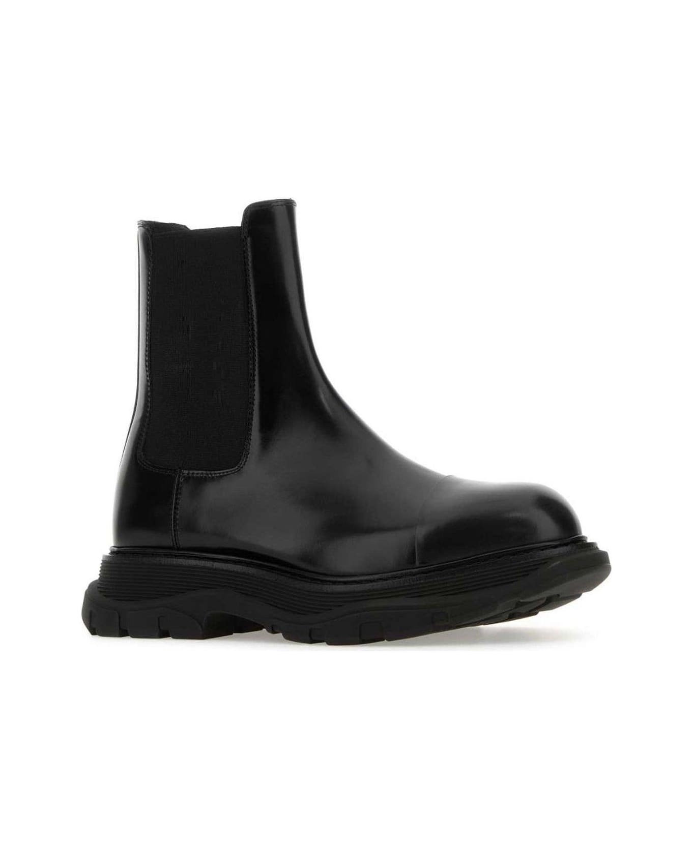 Alexander McQueen Chelsea Tread Ankle Boots - Black