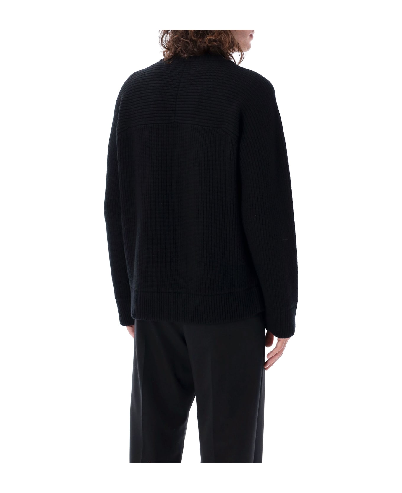 Valentino Garavani Ribbed Sweater - NERO