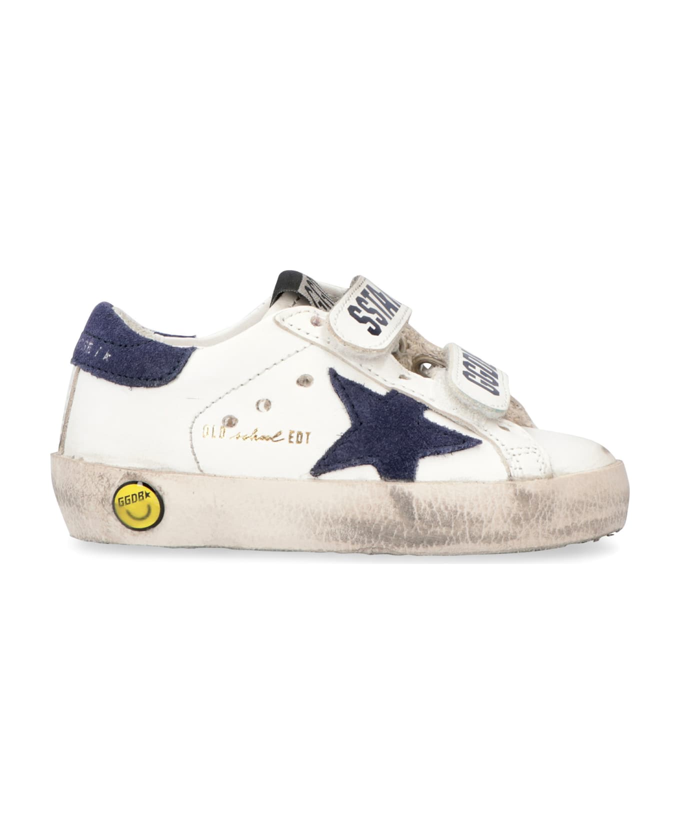 Golden Goose Old School Leather Low-top Sneakers - WHITE