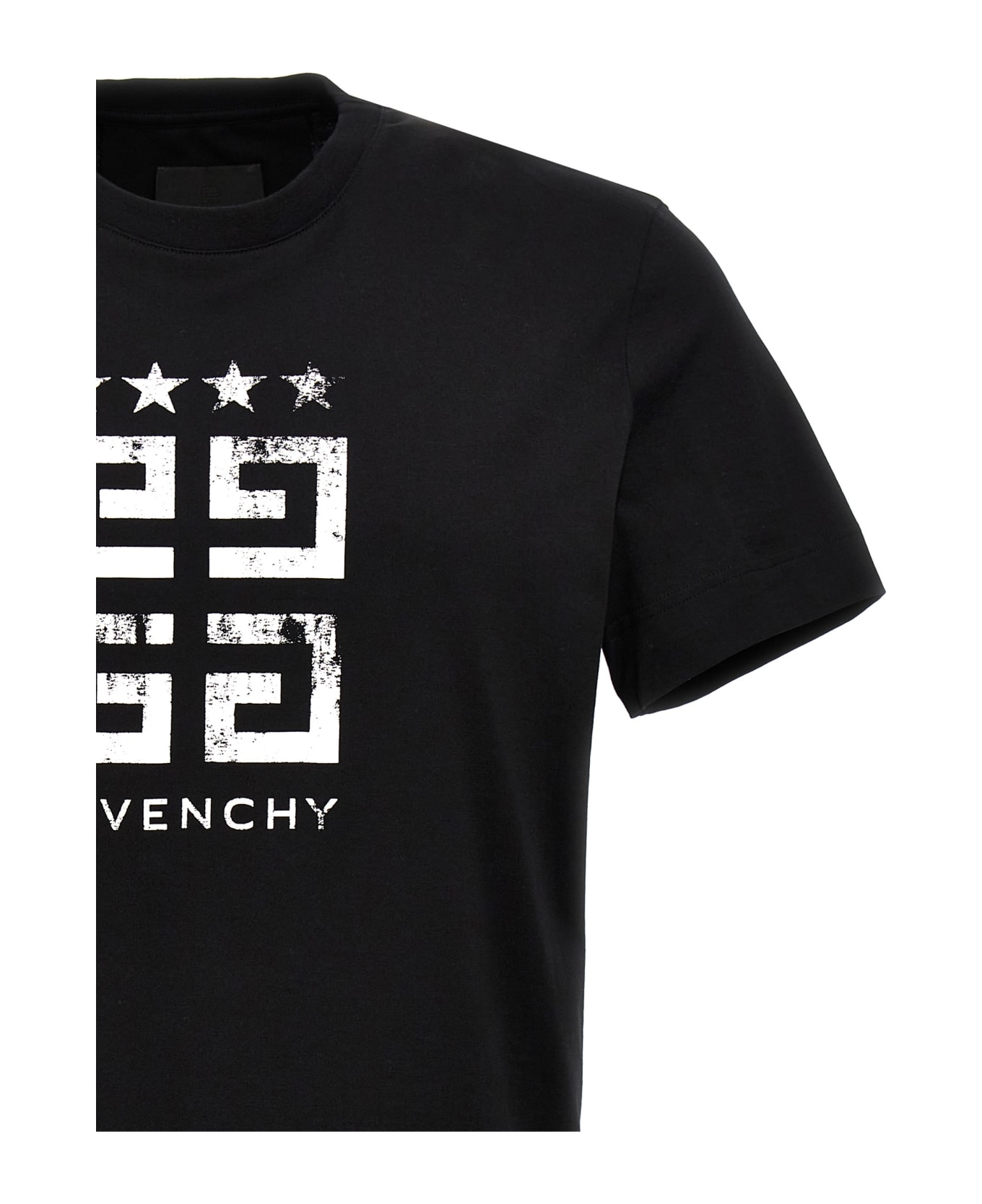 Givenchy Logo Sleeve T-shirt - White/Black