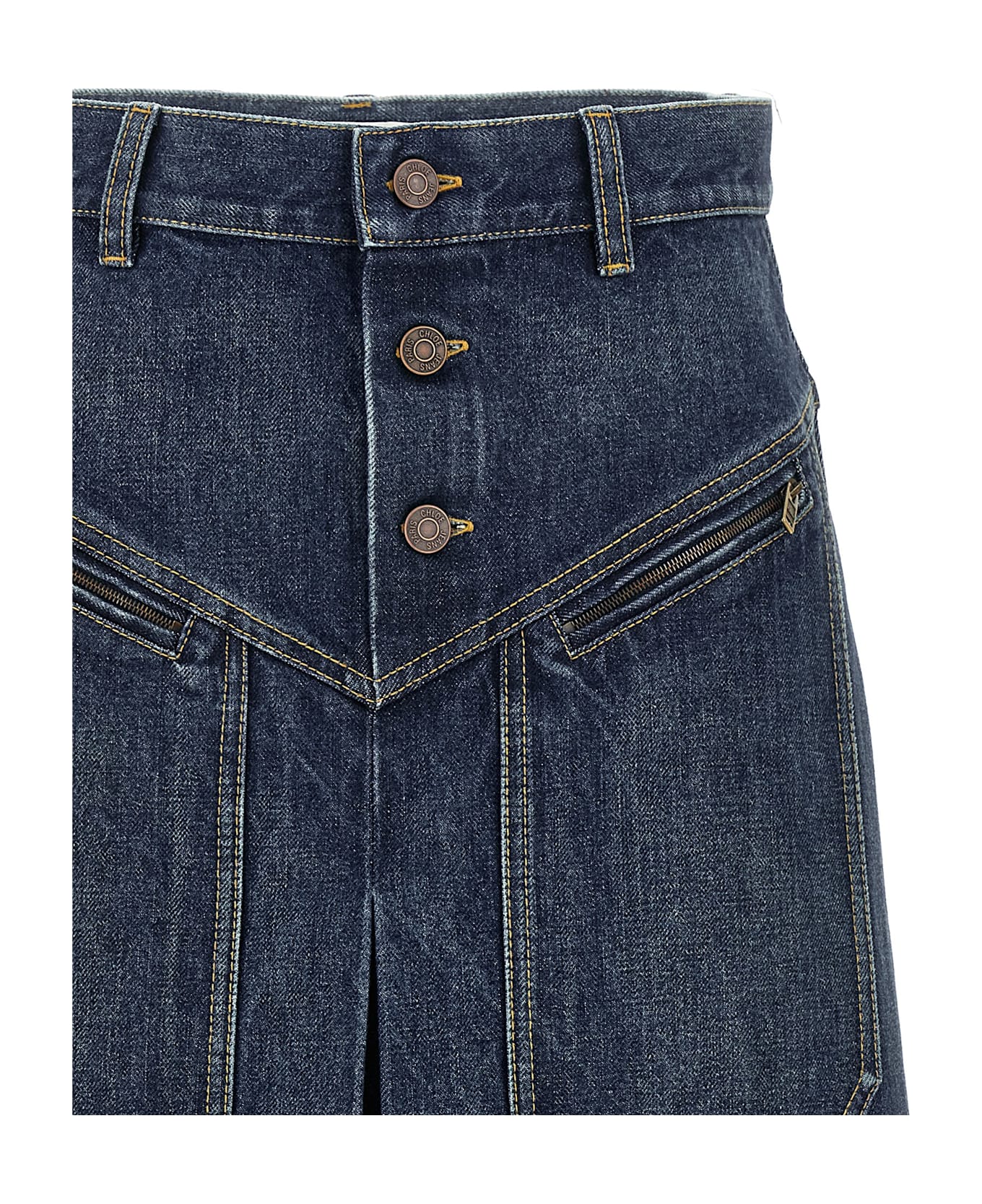Chloé Denim Skirt - Blue