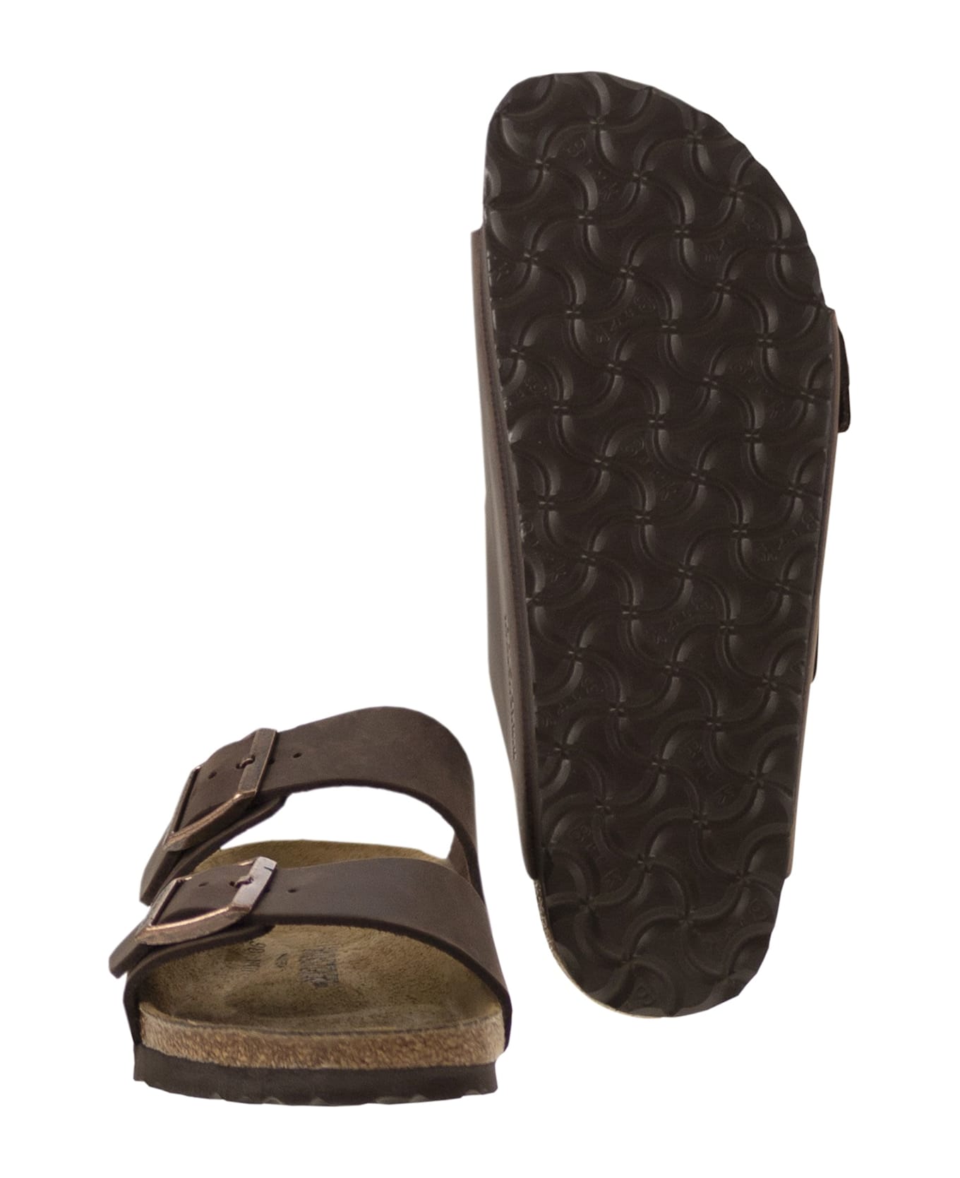 Birkenstock Arizona - Leather Slipper - Brown フラットシューズ