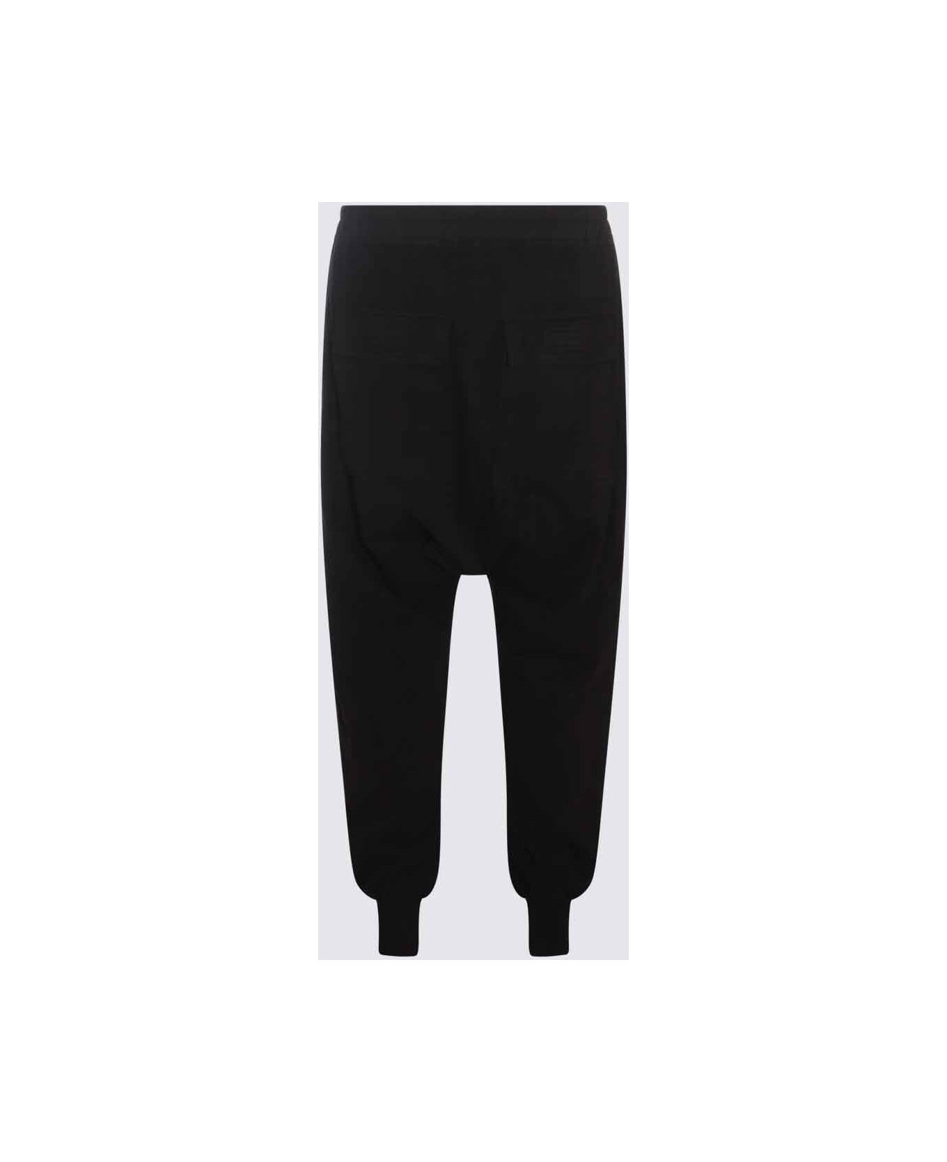 DRKSHDW Black Cotton Pants - Black スウェットパンツ
