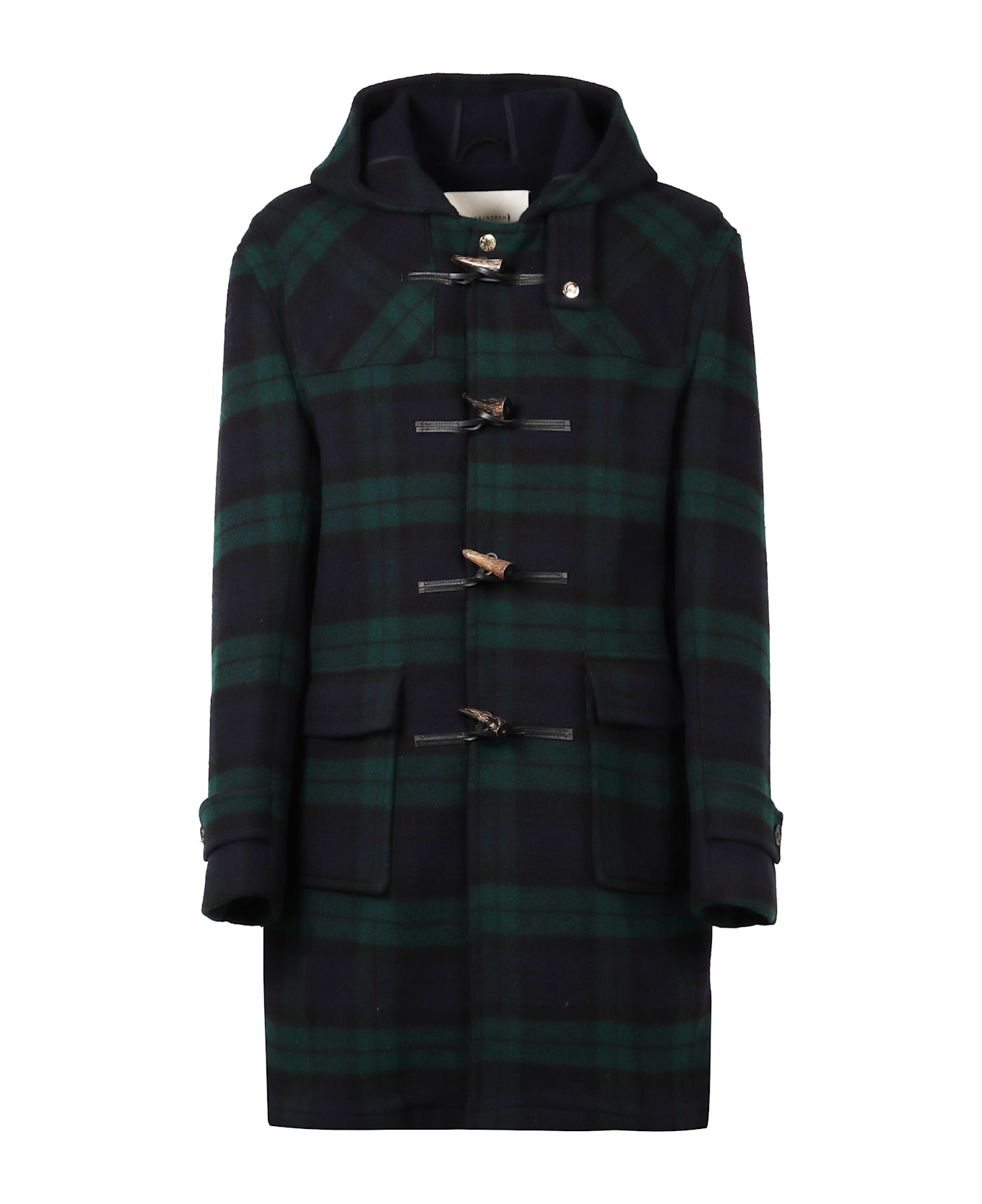 Mackintosh Wool Coat - Multicolor