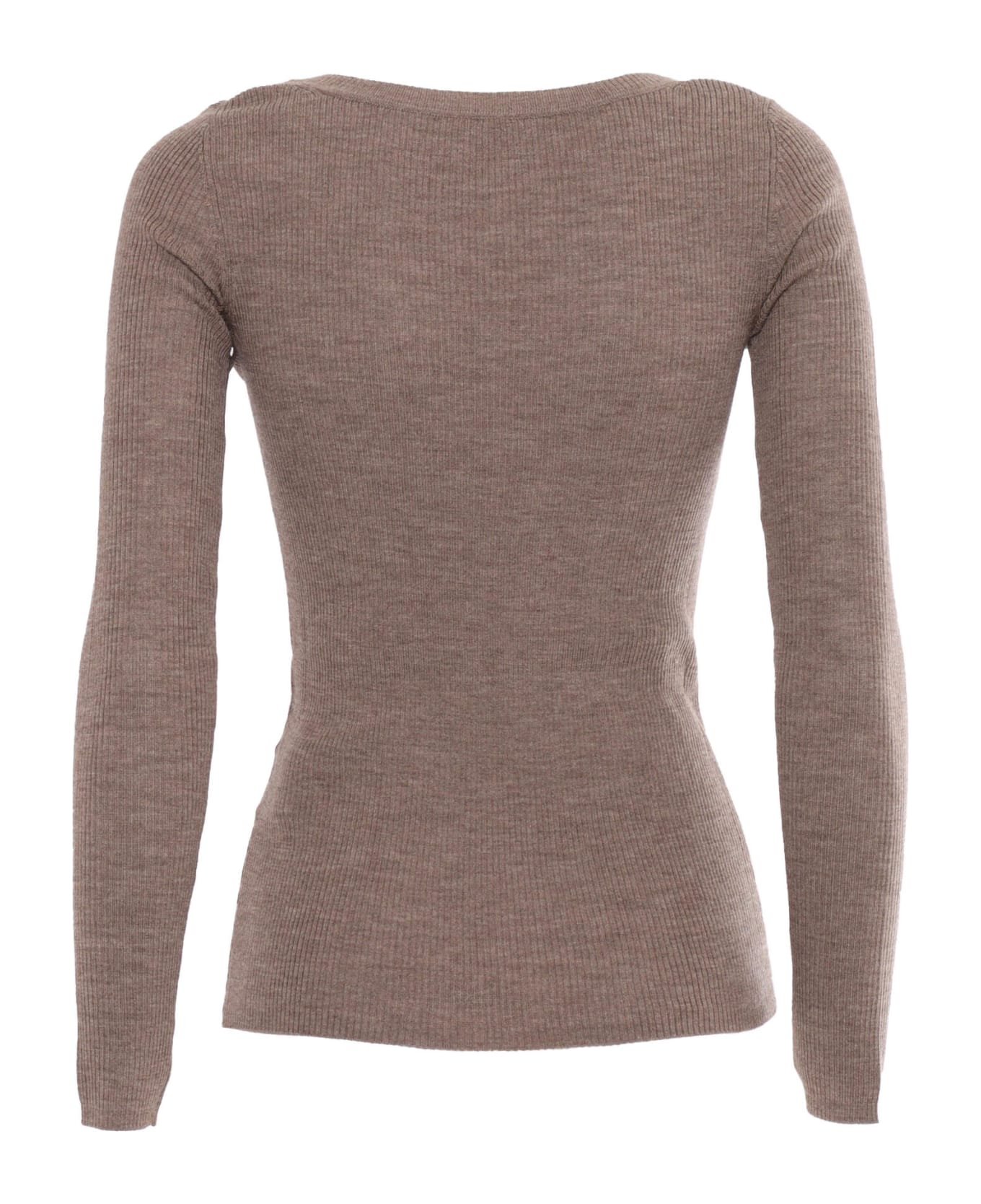 Parosh Sweater - BROWN
