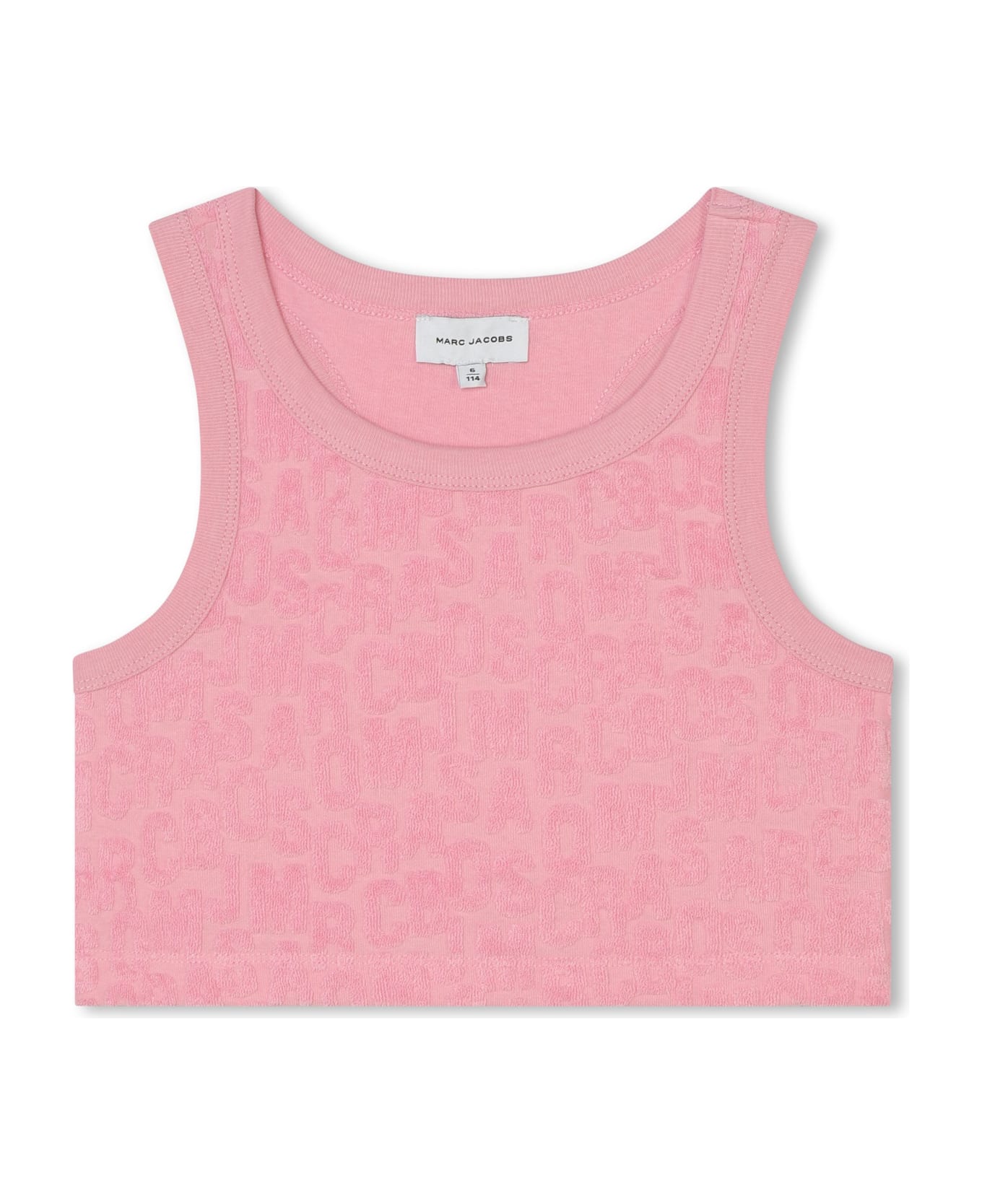 Marc Jacobs Top Con Logo - Pink