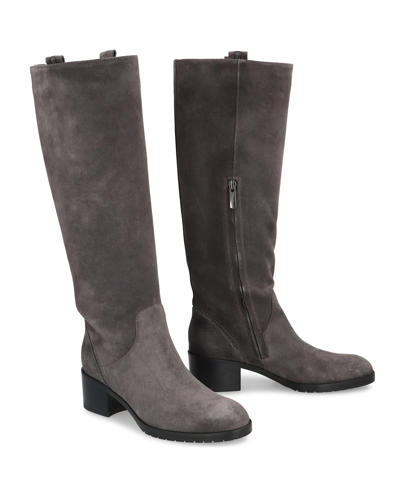 Doucal
s Suede Boots - grey