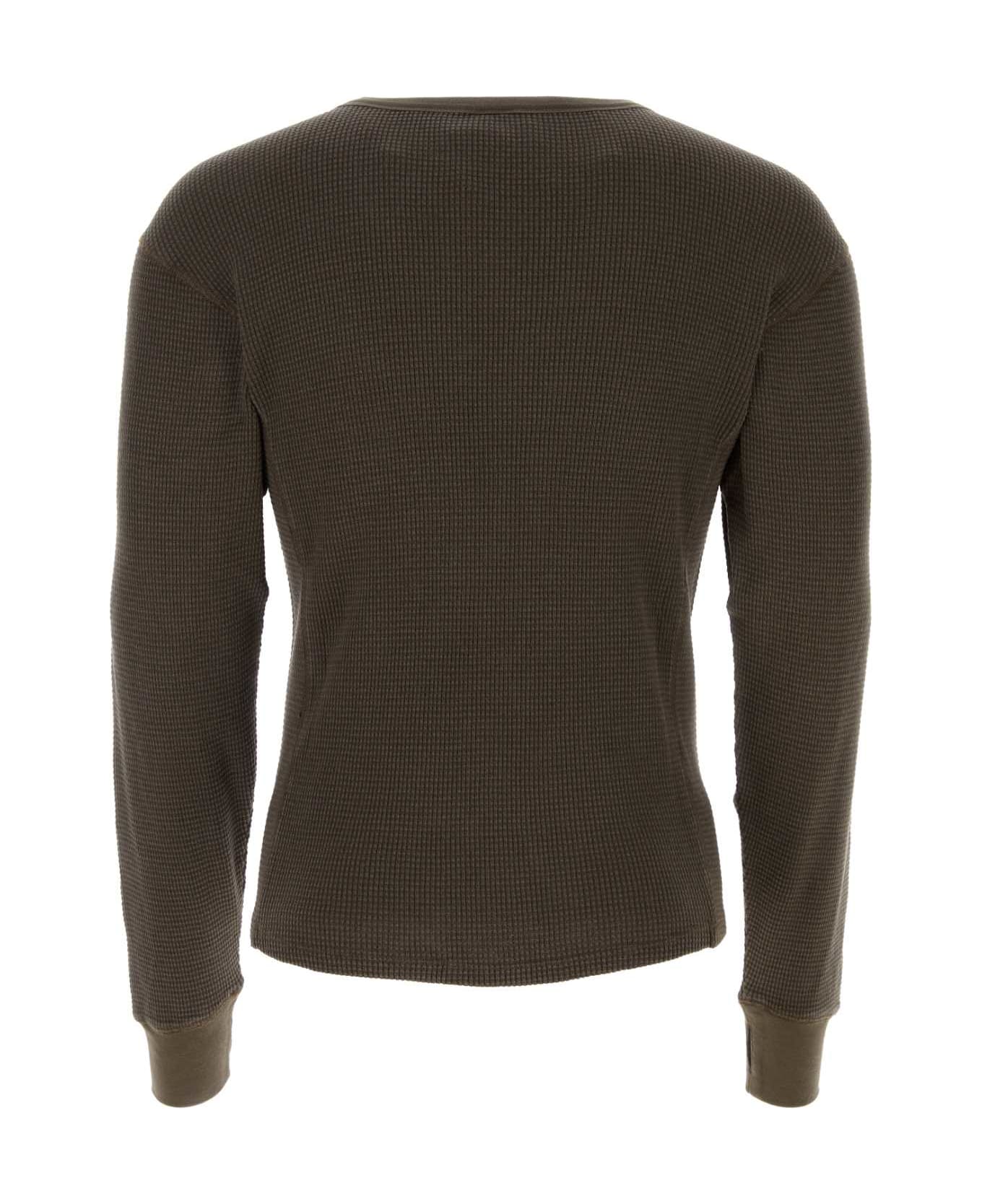 Entire Studios Brown Cotton Sweater - BRUNETTE