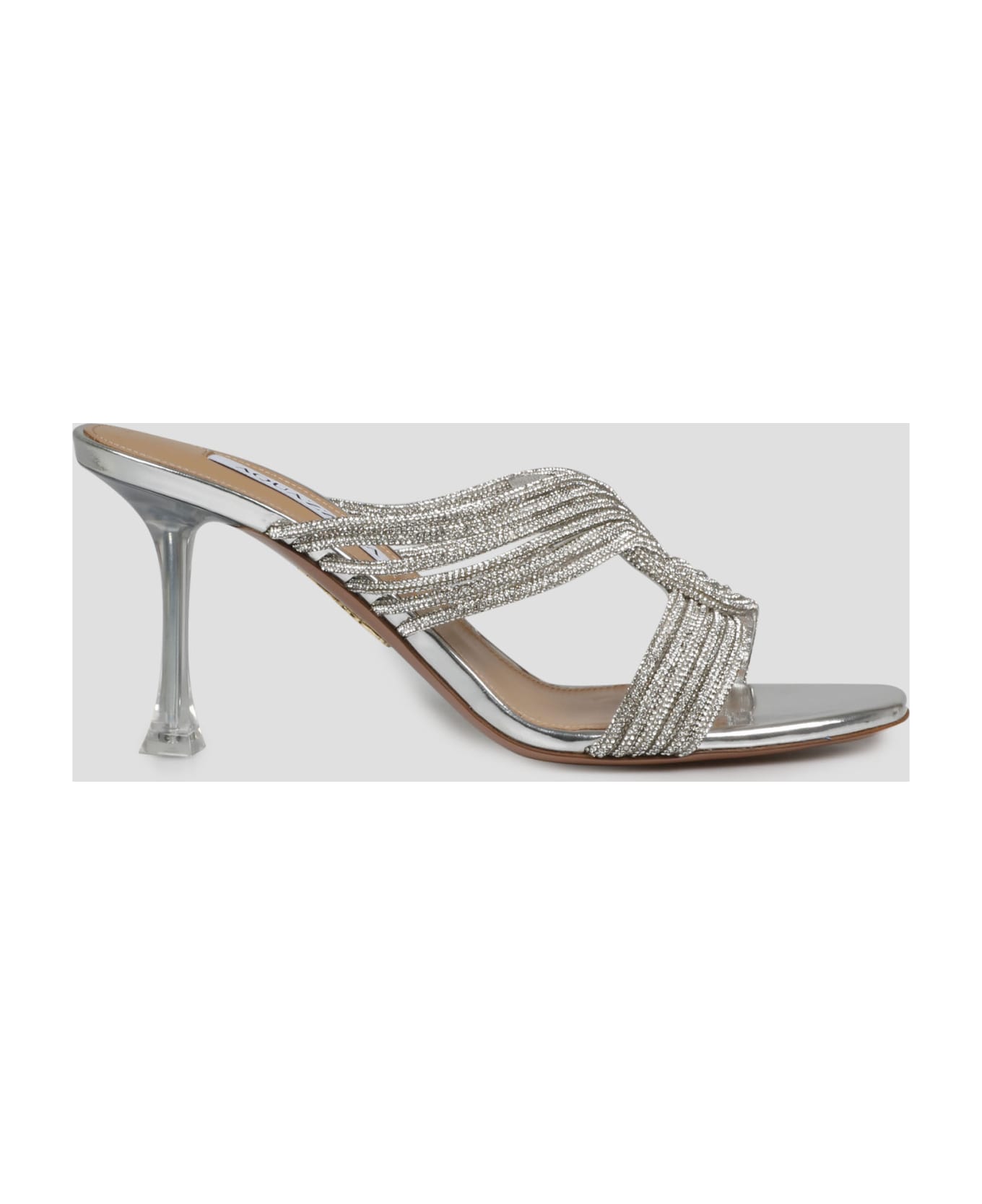 Aquazzura Gatsby Mules - Metallic