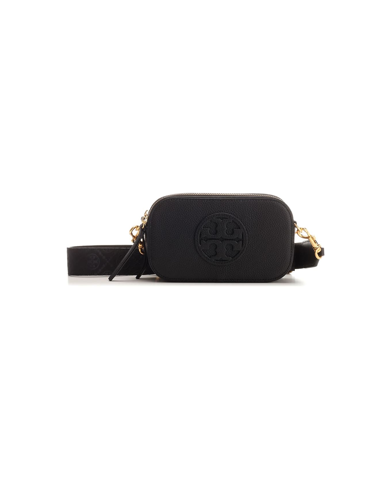 Tory Burch 'miller' Mini Crossbody Bag - Black