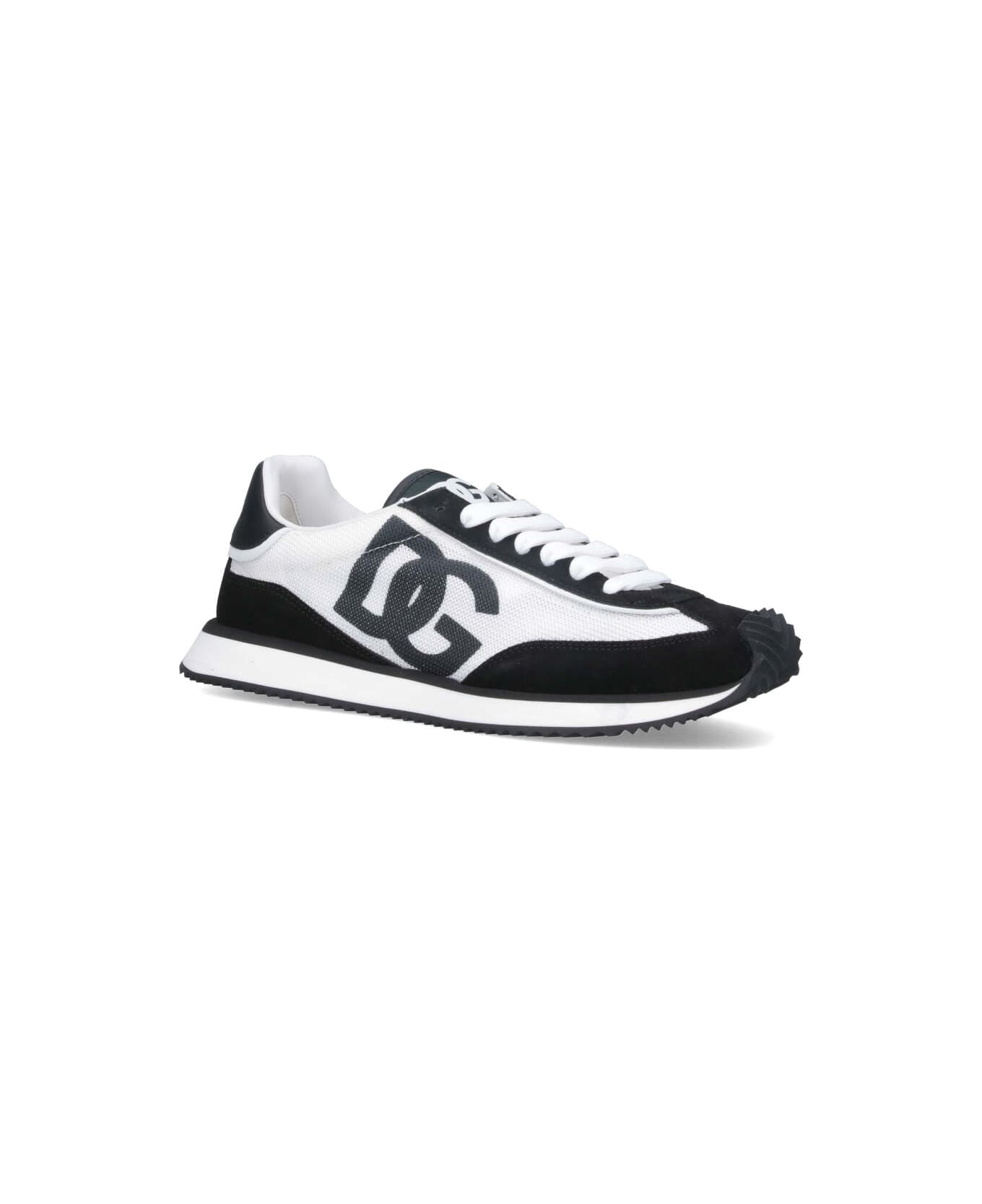 Dolce & Gabbana 'dg Cushion' Sneakers - Black