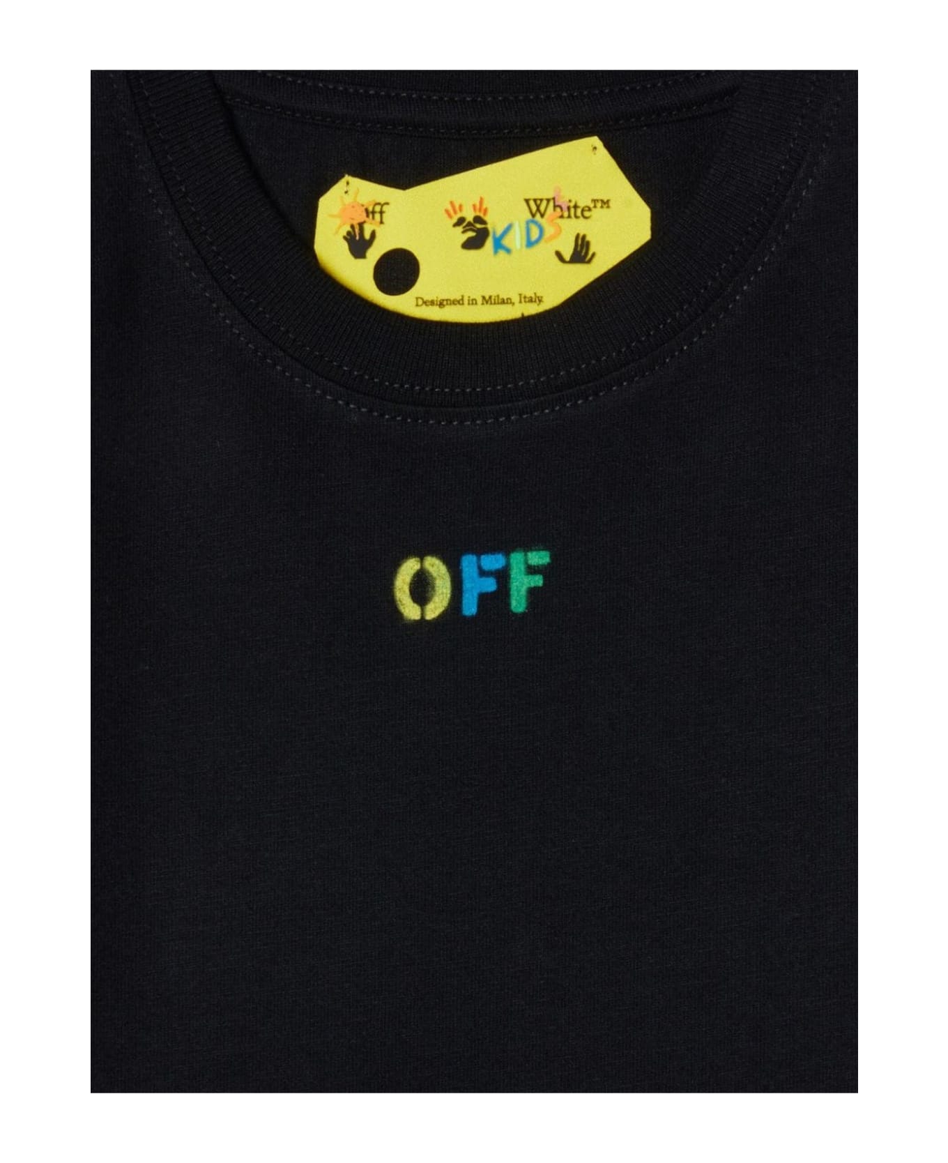 Off-White Off White T-shirts And Polos Black - Black Tシャツ＆ポロシャツ