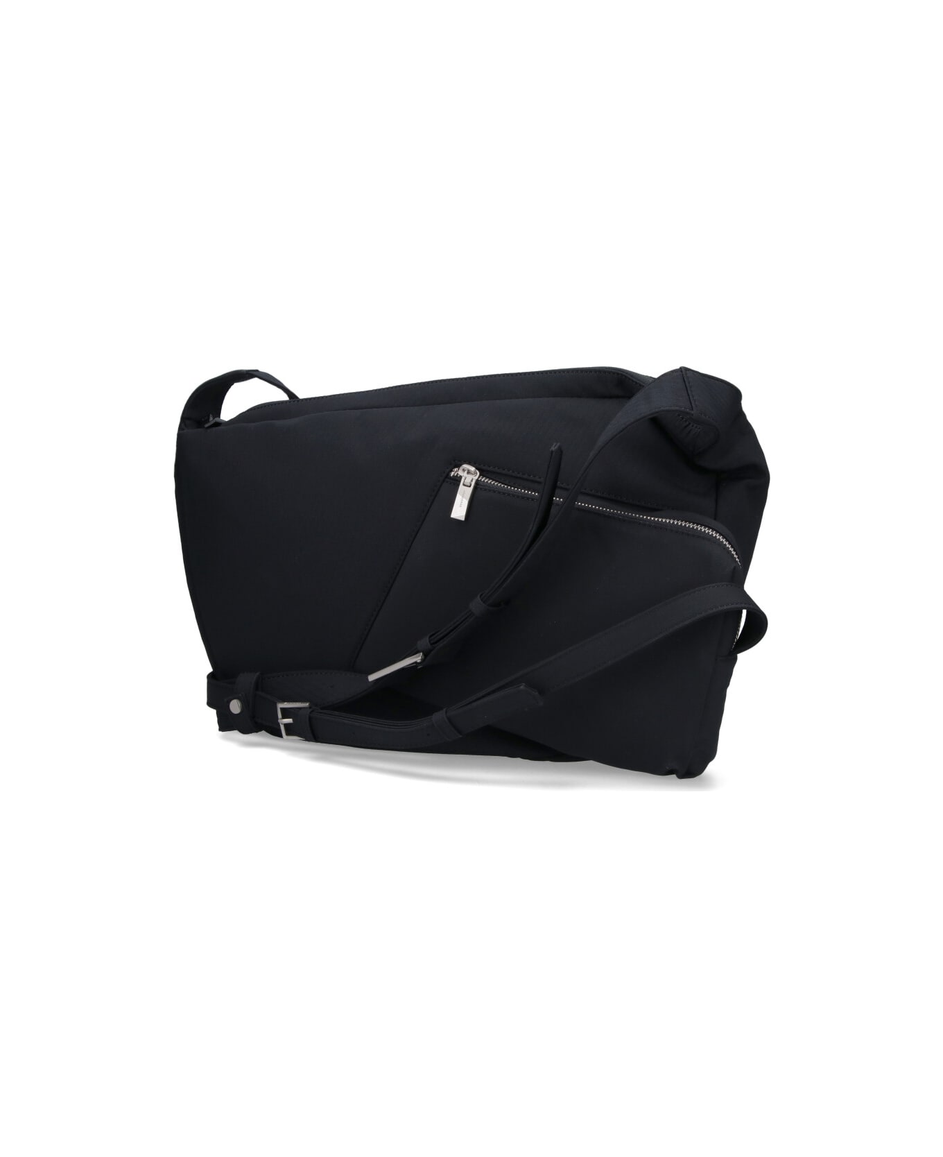 Ader Error Large Logo Crossbody Bag - Black  