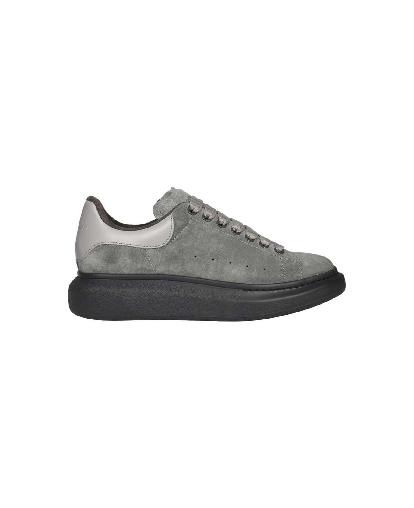 Alexander McQueen Larry Suede Sneakers - grey