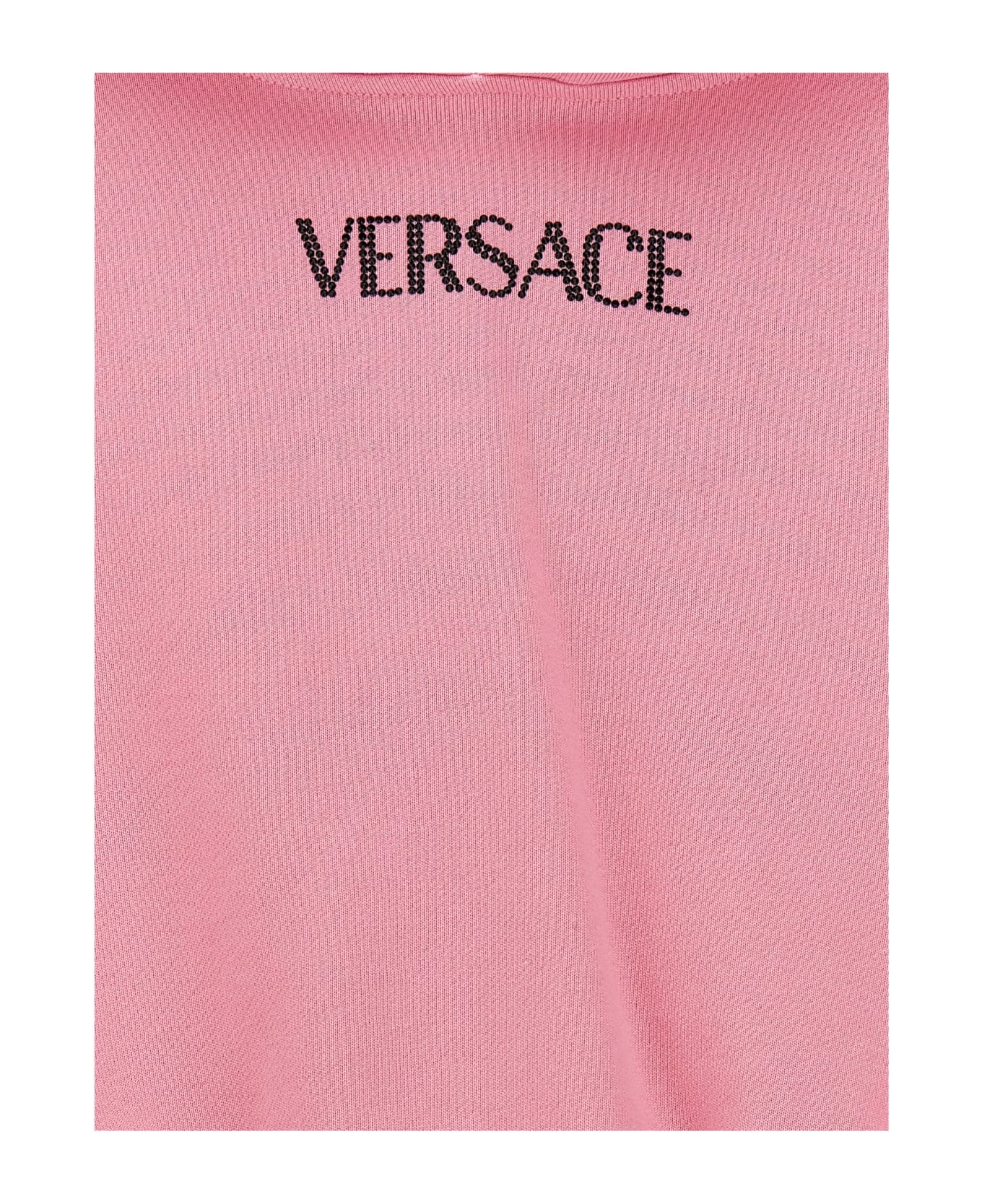 Versace Logo Hoodie - Rosa ニットウェア＆スウェットシャツ