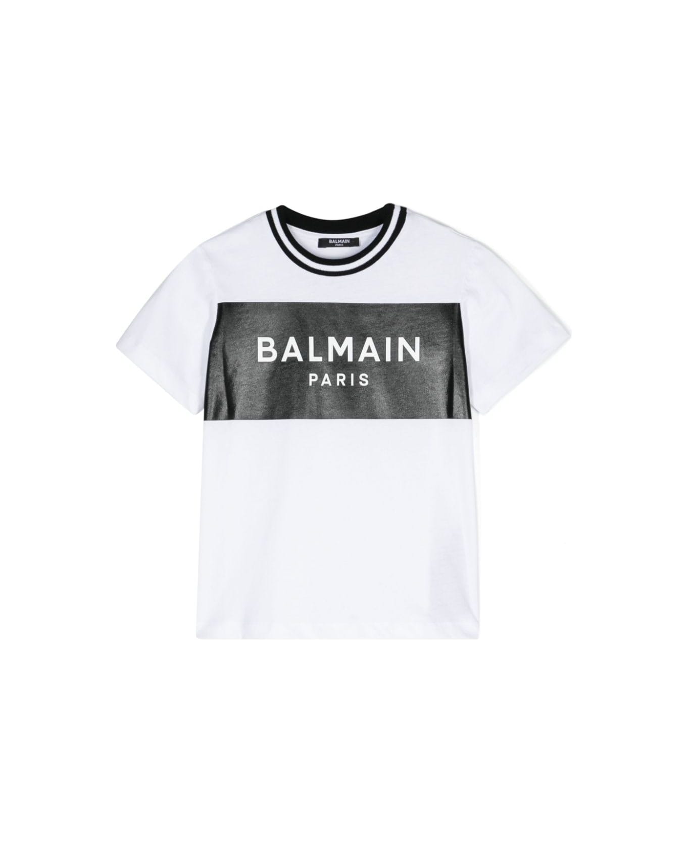 Balmain T-shirt Con Logo - White