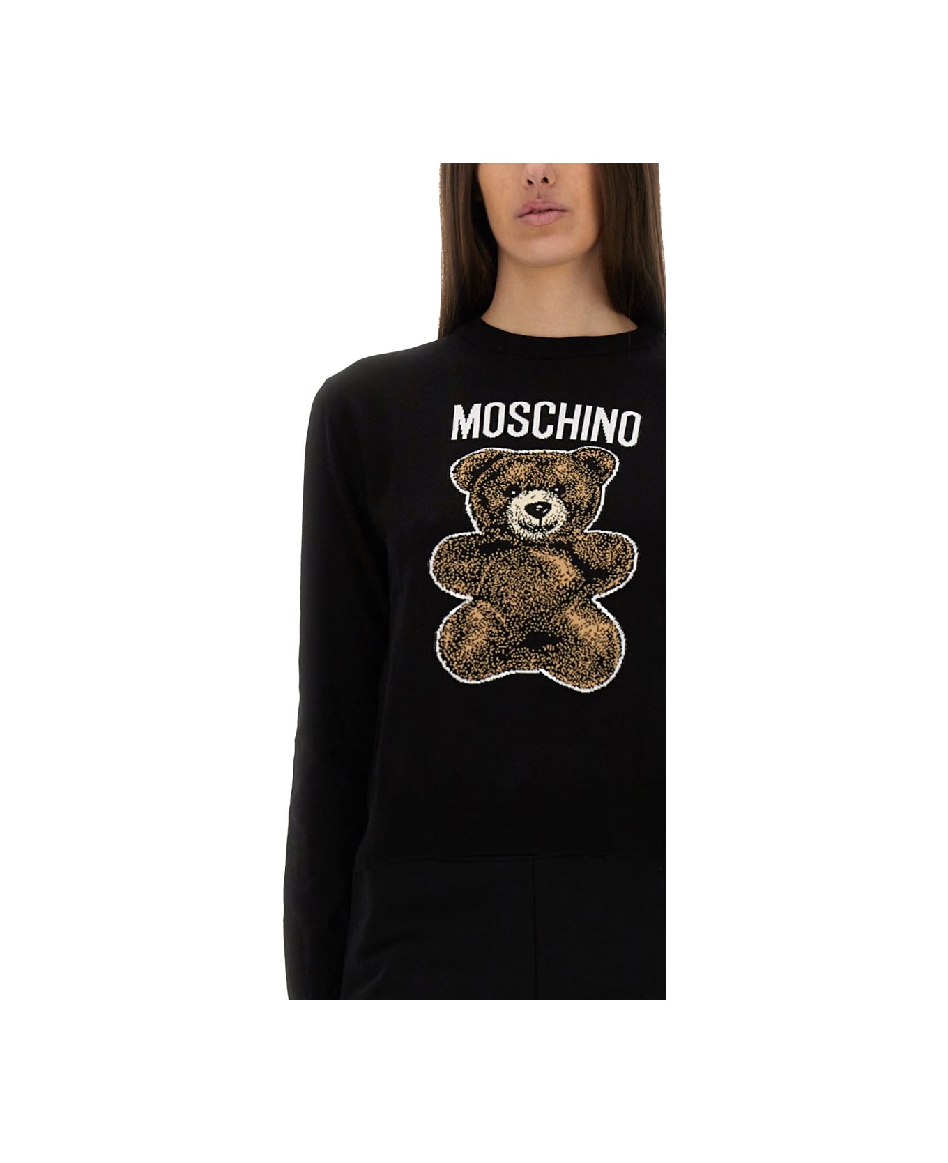 Moschino Teddy Bear Sweater - BLACK