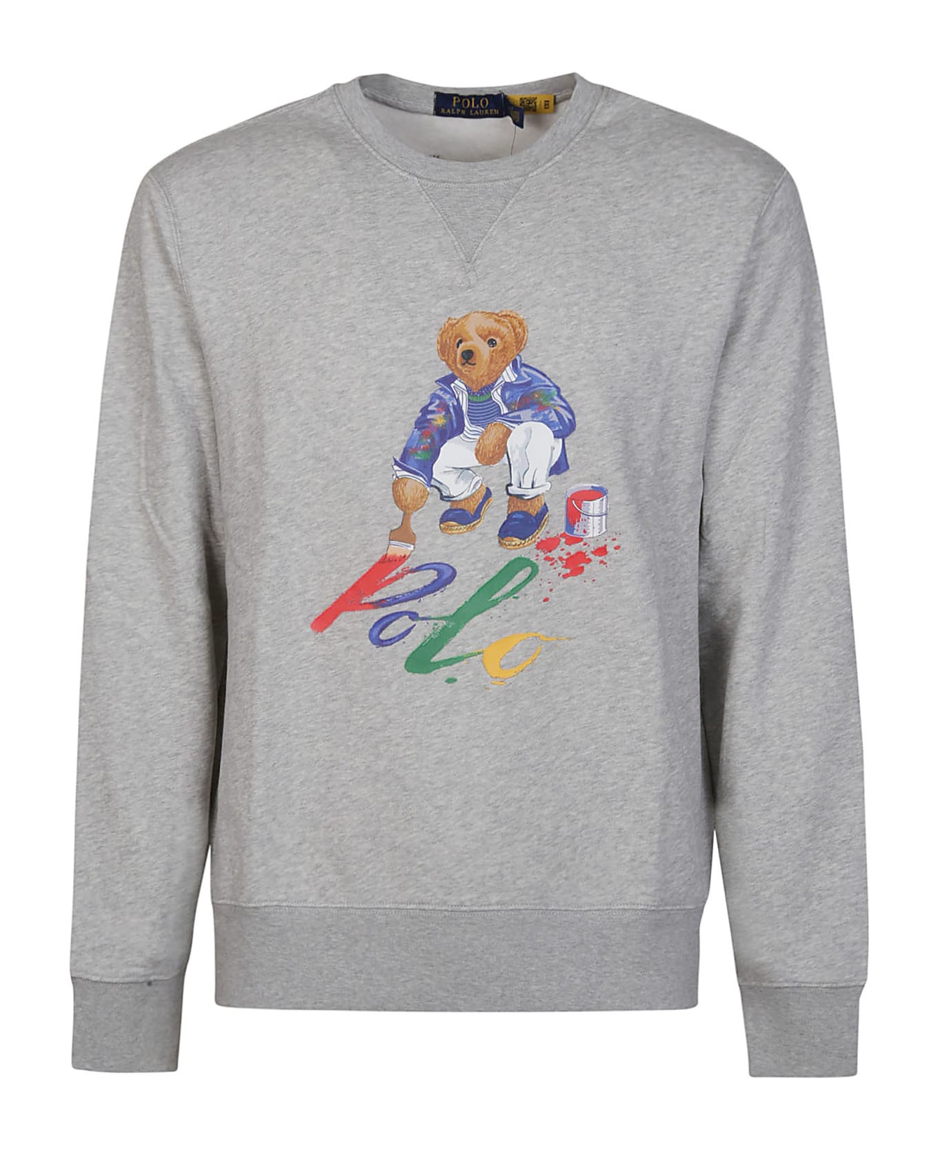 Polo Ralph Lauren Print Bear Sweatshirt - Andover Heather フリース