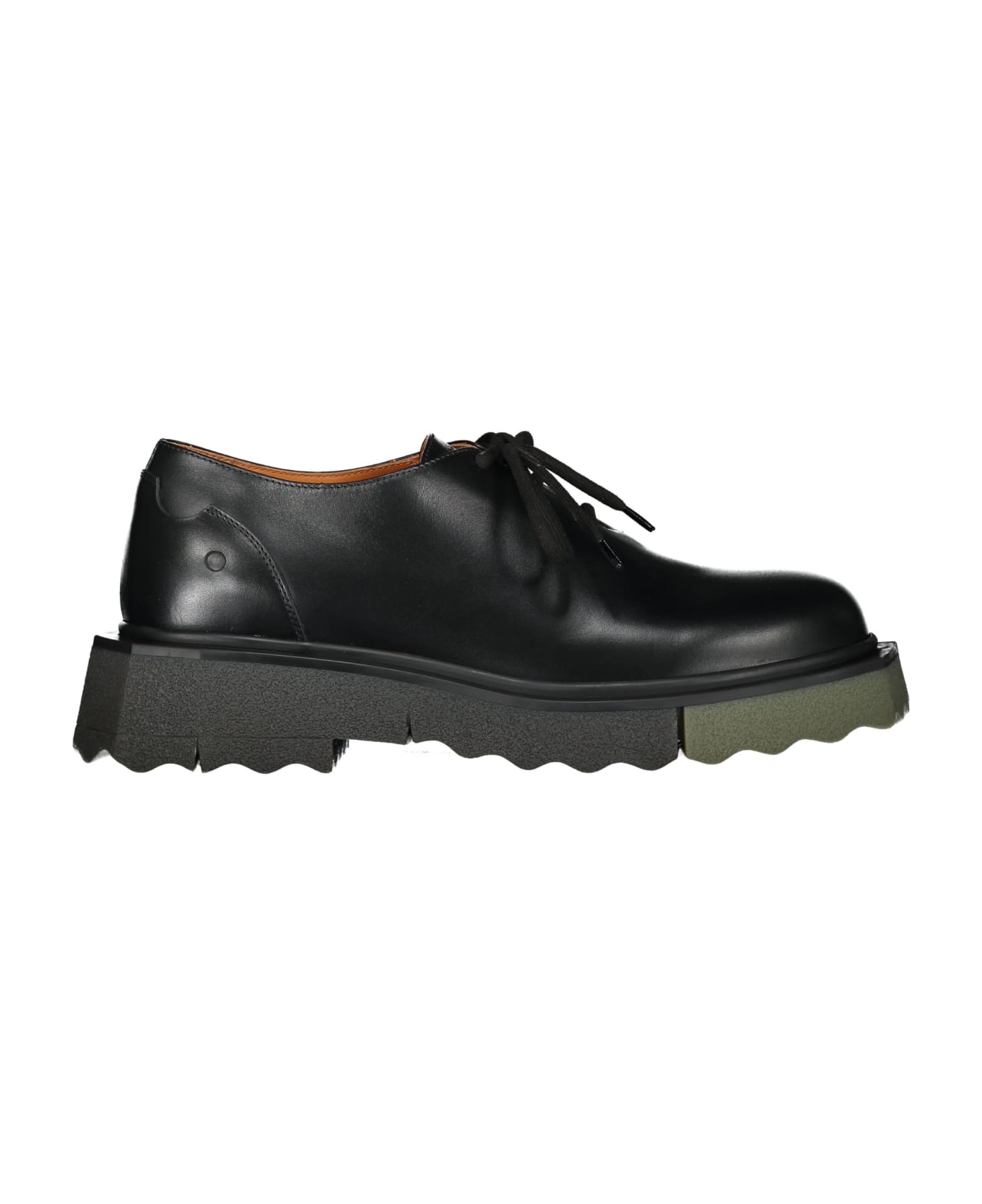 Off-White Leather Lace-up Shoes - black