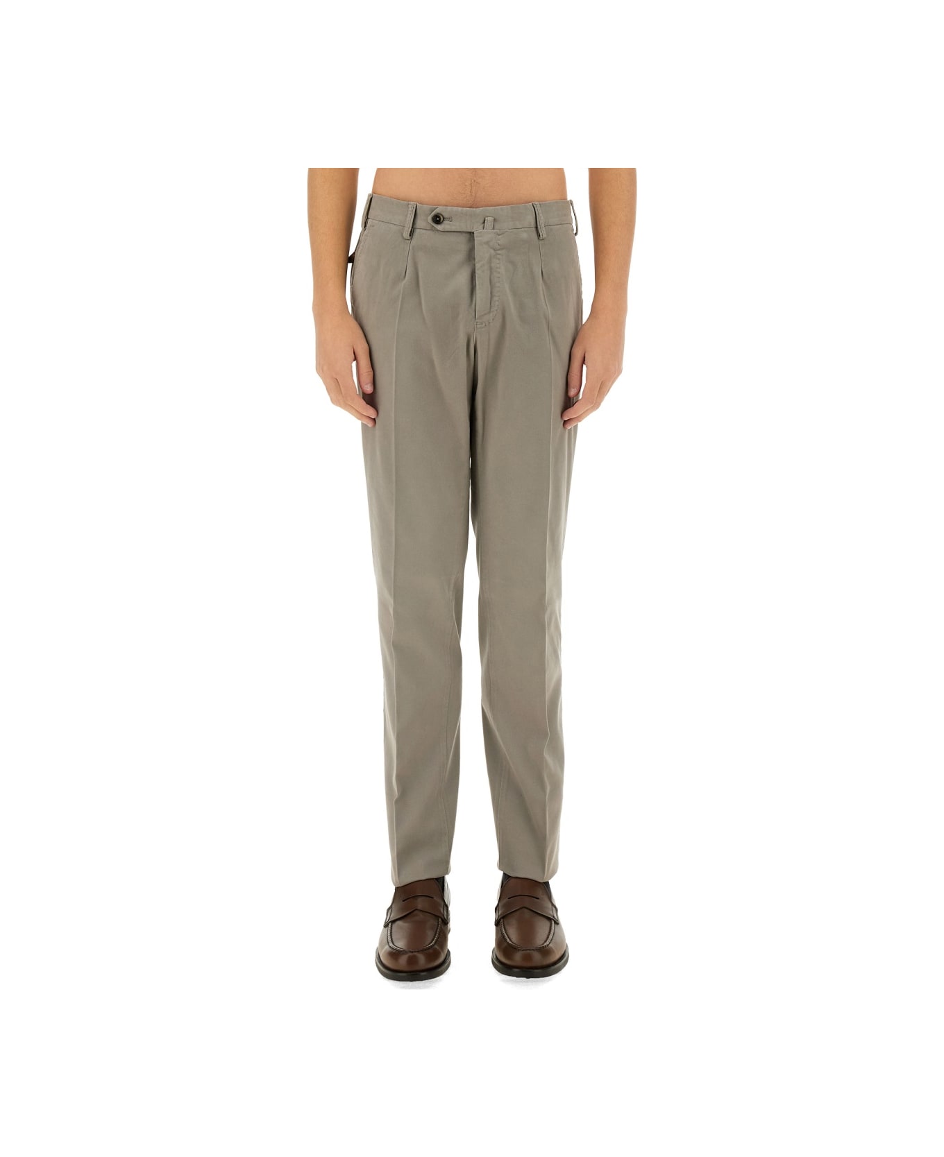 PT Torino Gabardine Pants - GREY