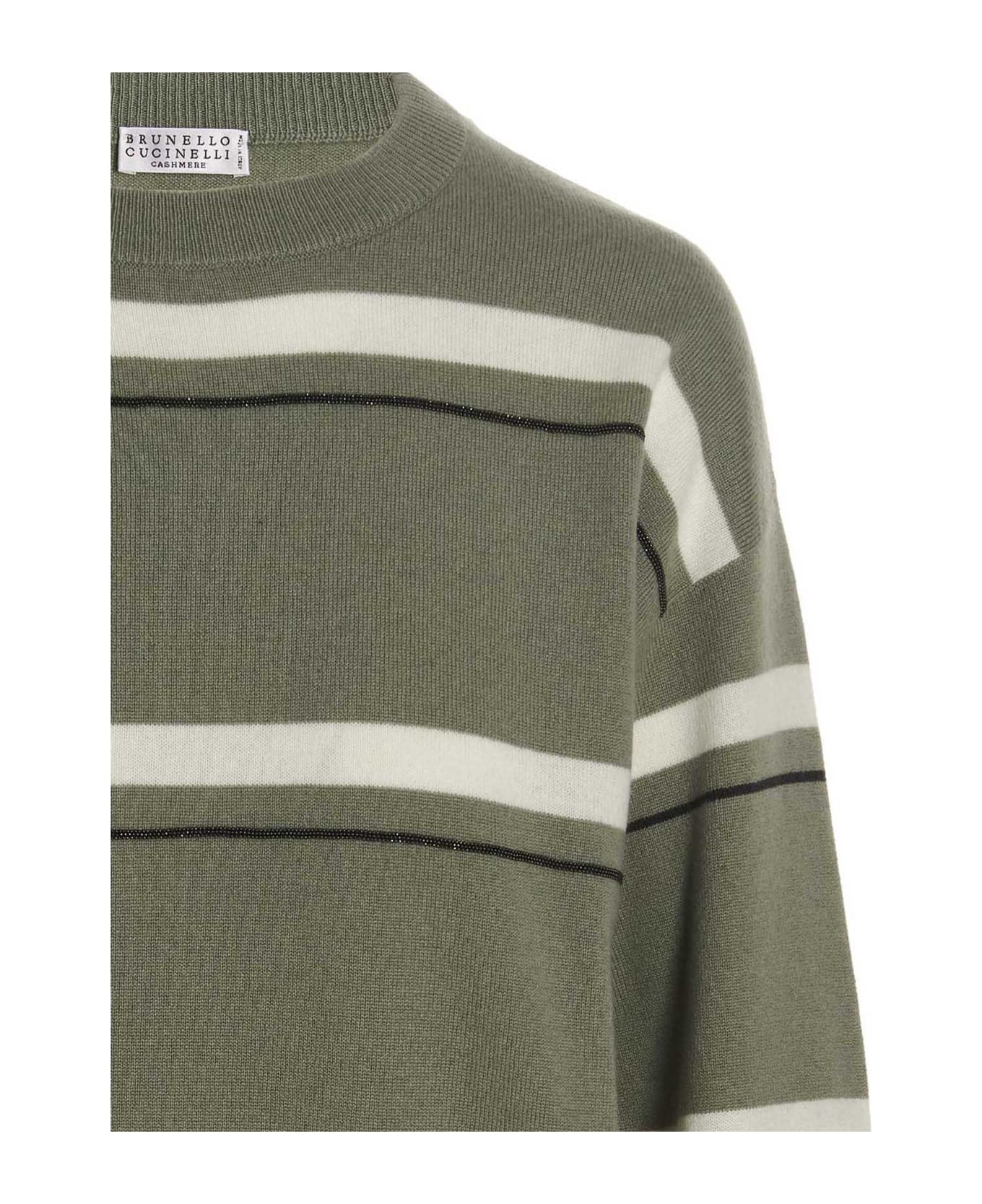 Brunello Cucinelli 'monile' Sweater - Green