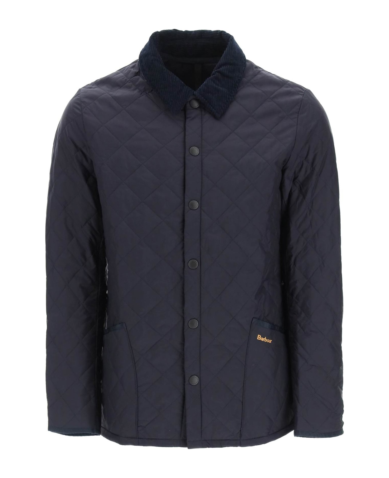 Barbour Heritage Liddesdale Quilted Jacket - NAVY (Blue) ジャケット