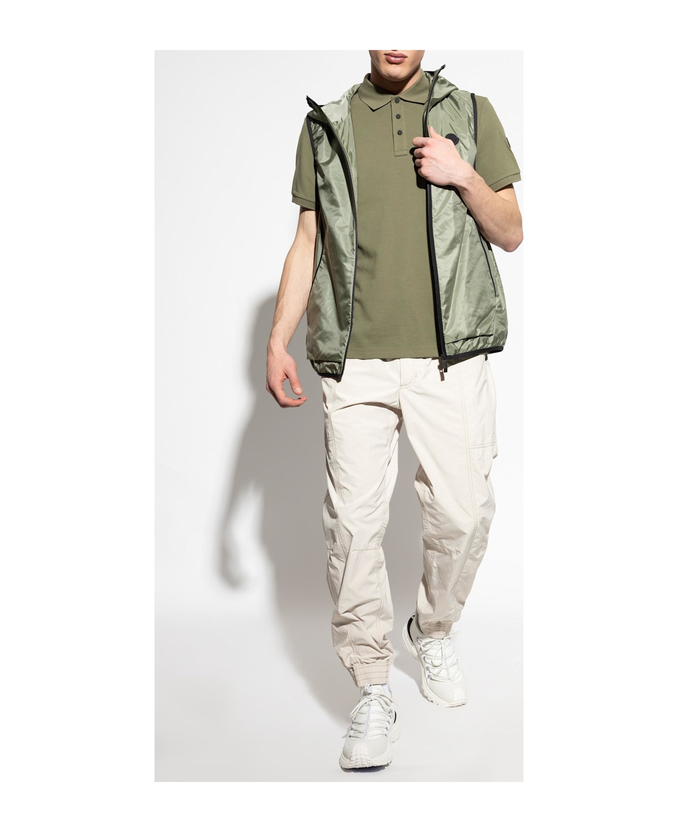 Moncler Moretan Vest - MEDIUM GREEN