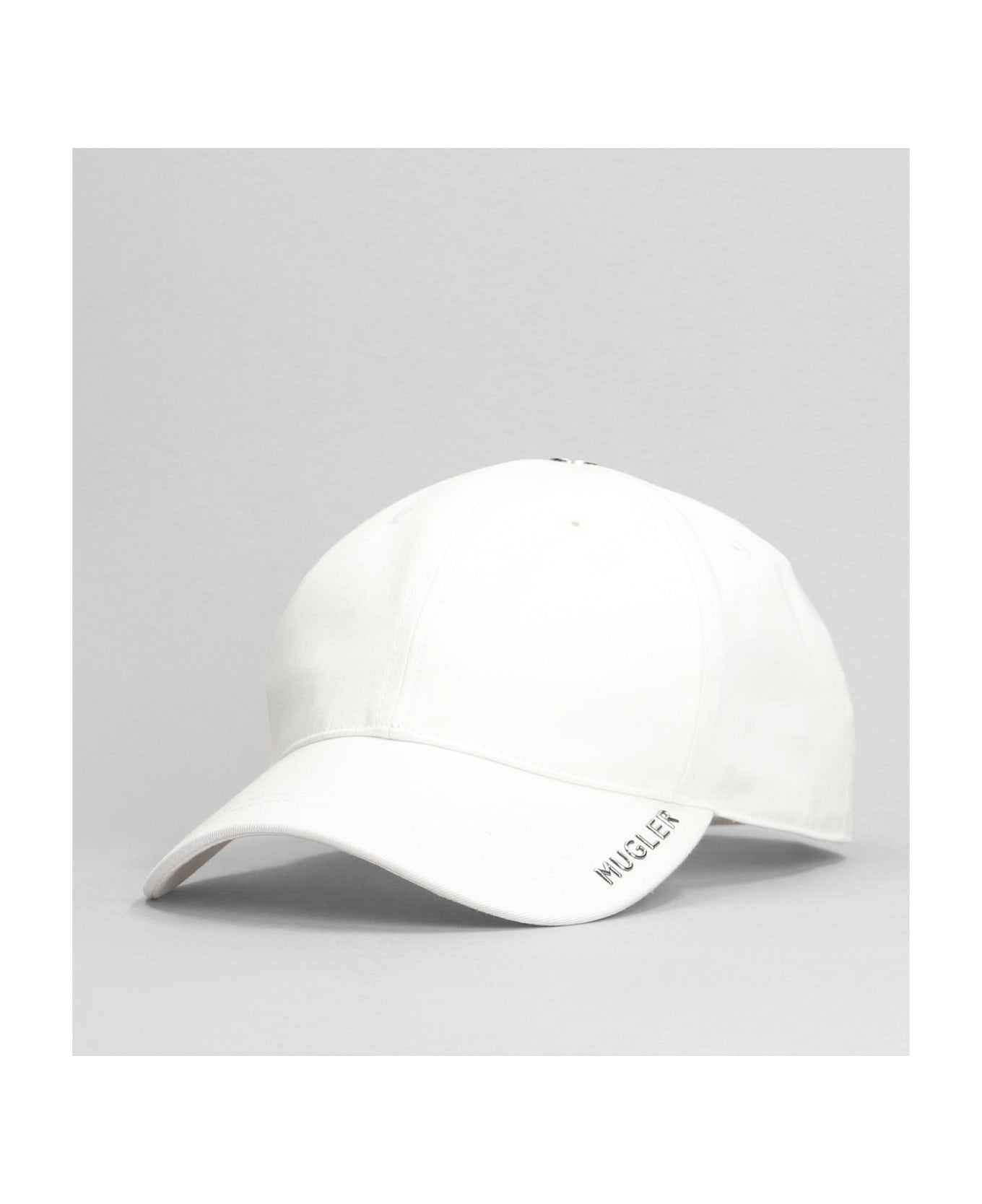 Mugler Hats In White Cotton - white