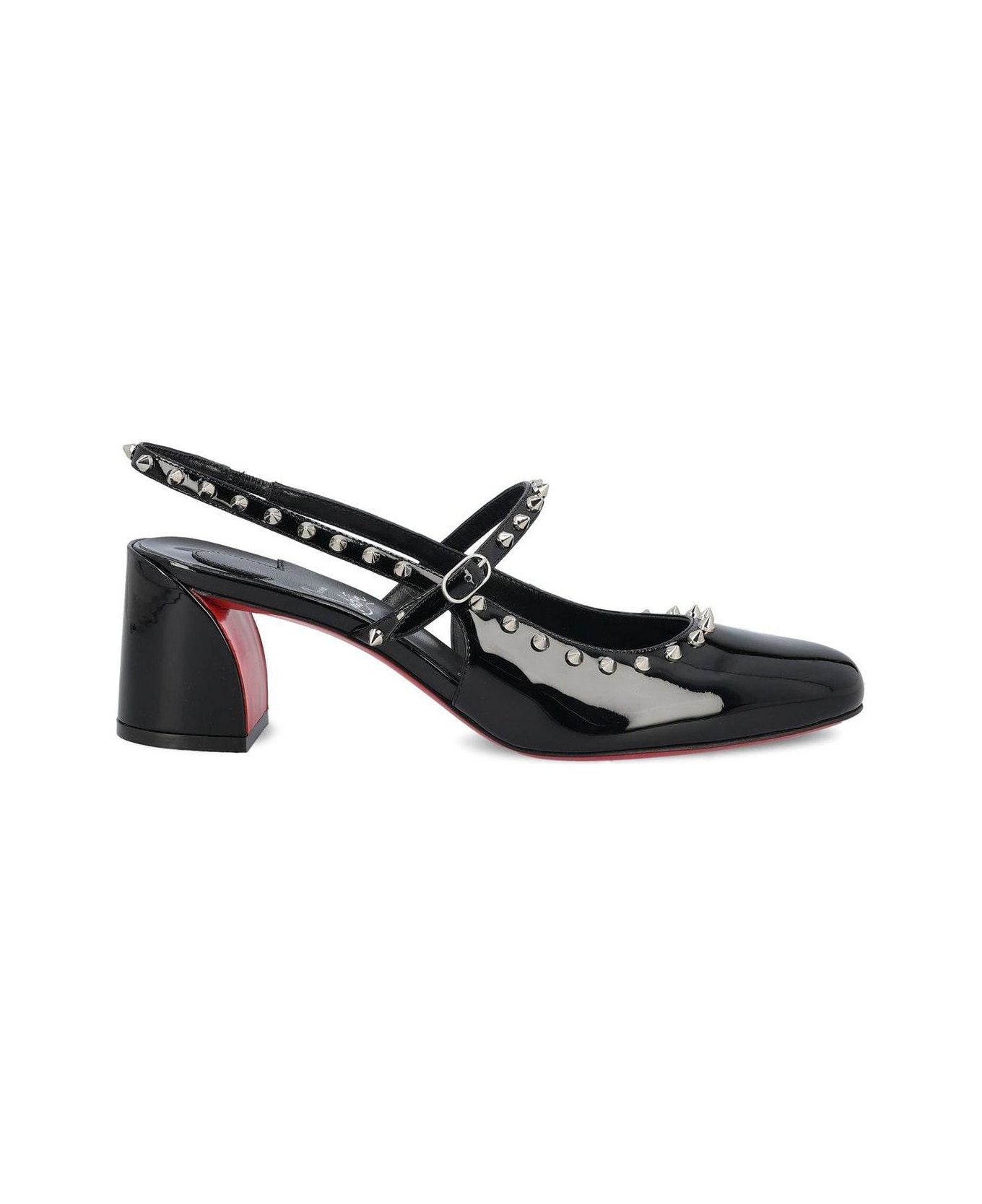 Janispikes Slingback Pumps - Thumbnail 2
