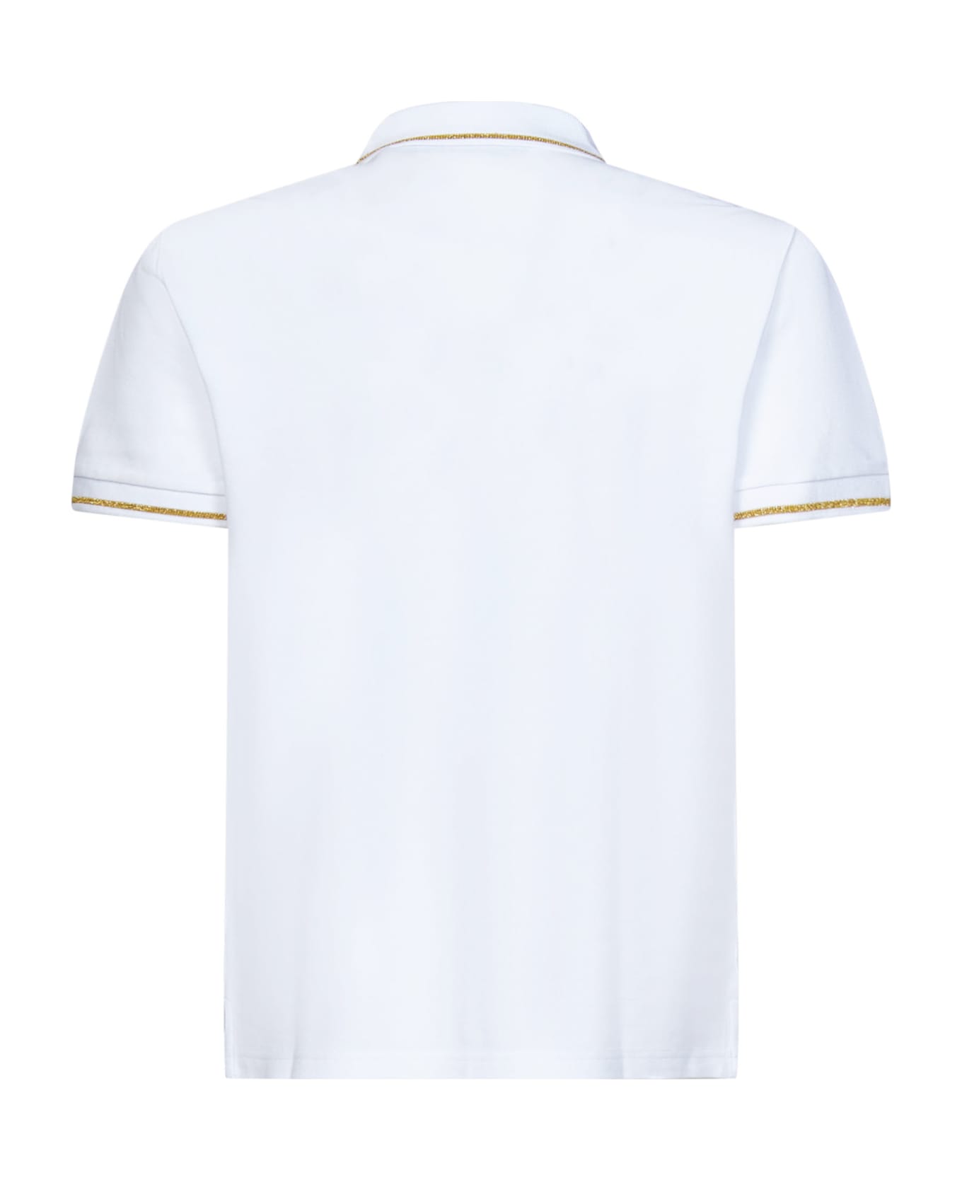 Versace Jeans Couture V-emblem Polo Shirt - White