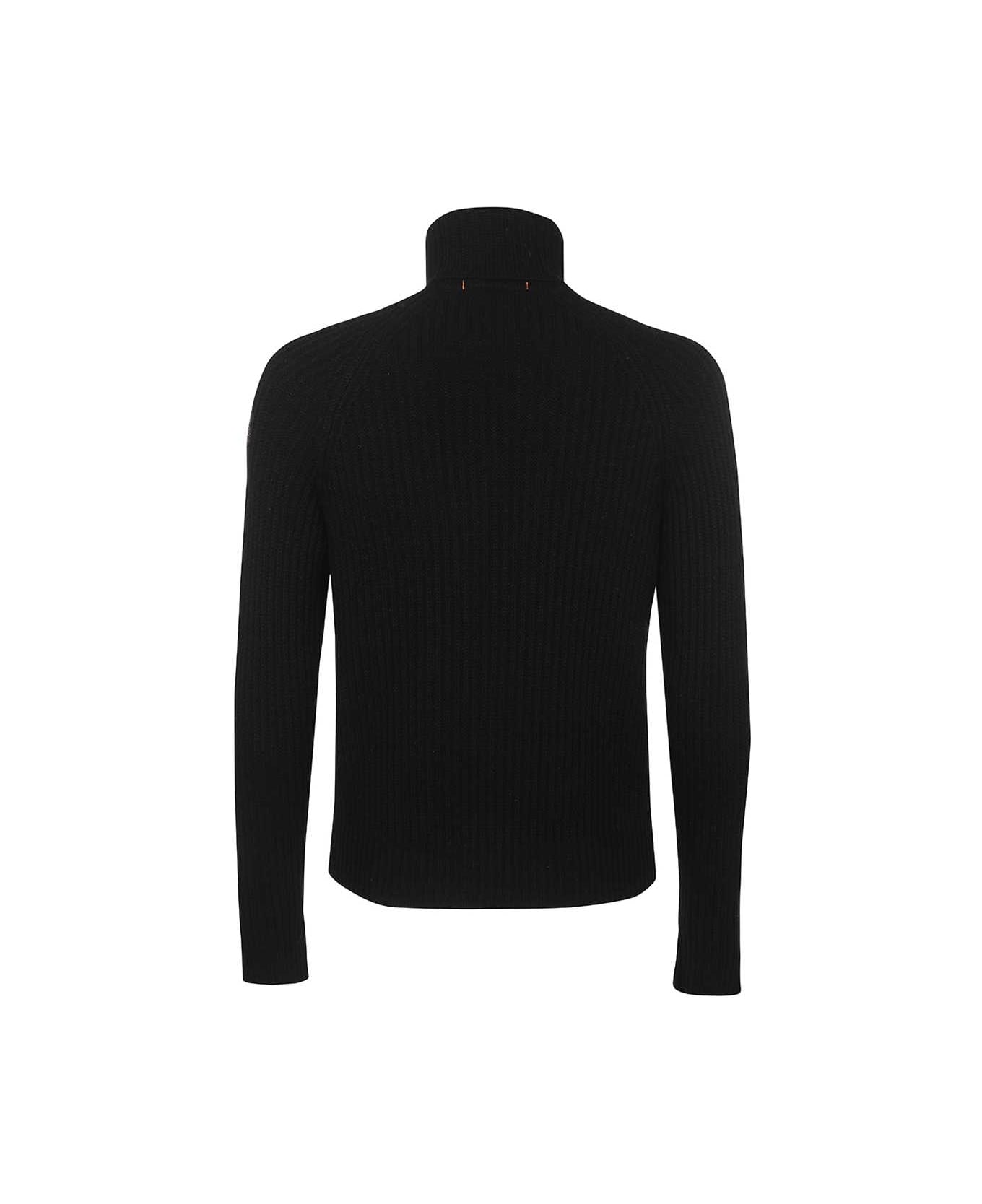 Parajumpers Wool Turtleneck Sweater - black