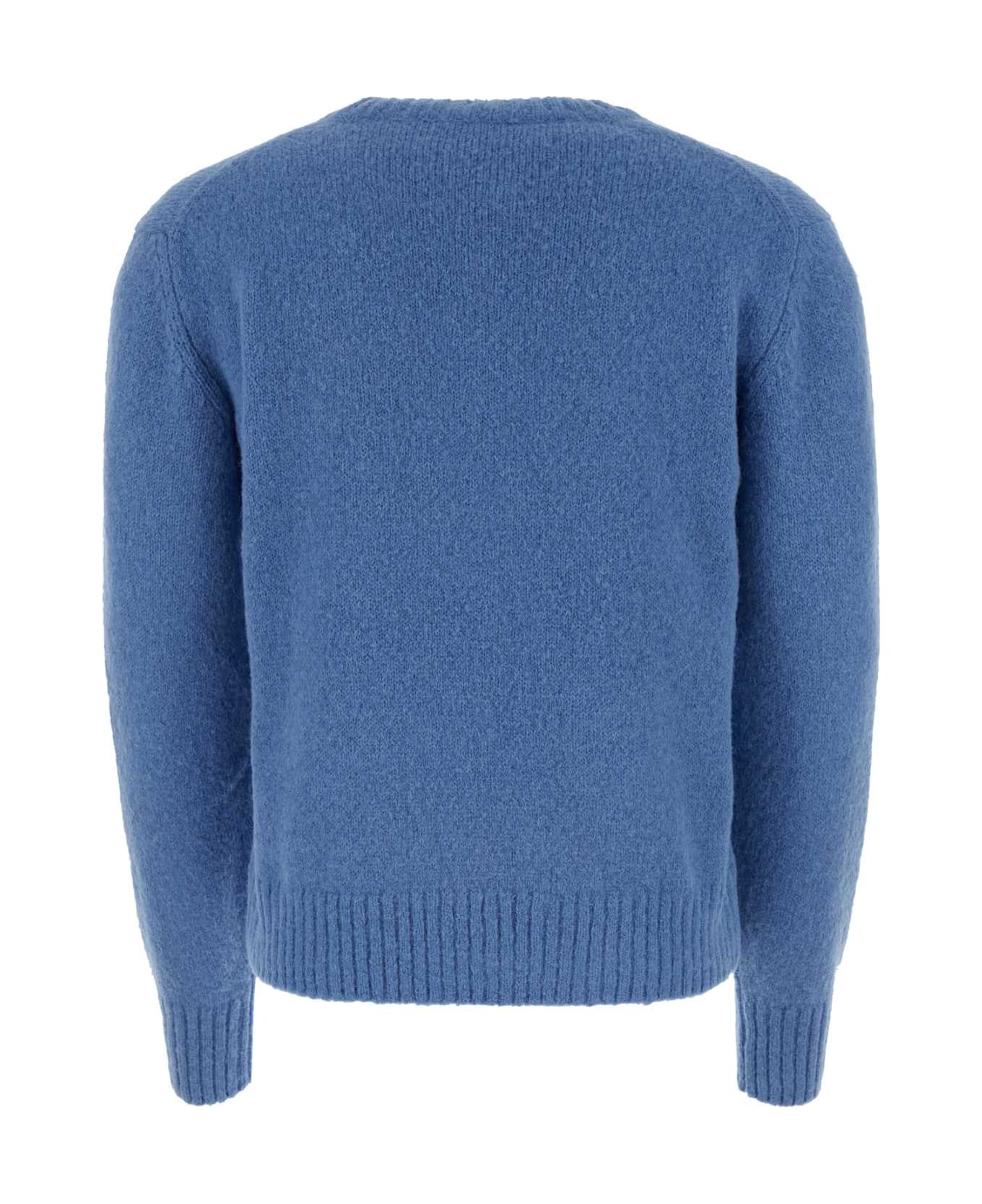 Tom Ford Blue Alpaca Blend Sweater - ULTRAMARINE