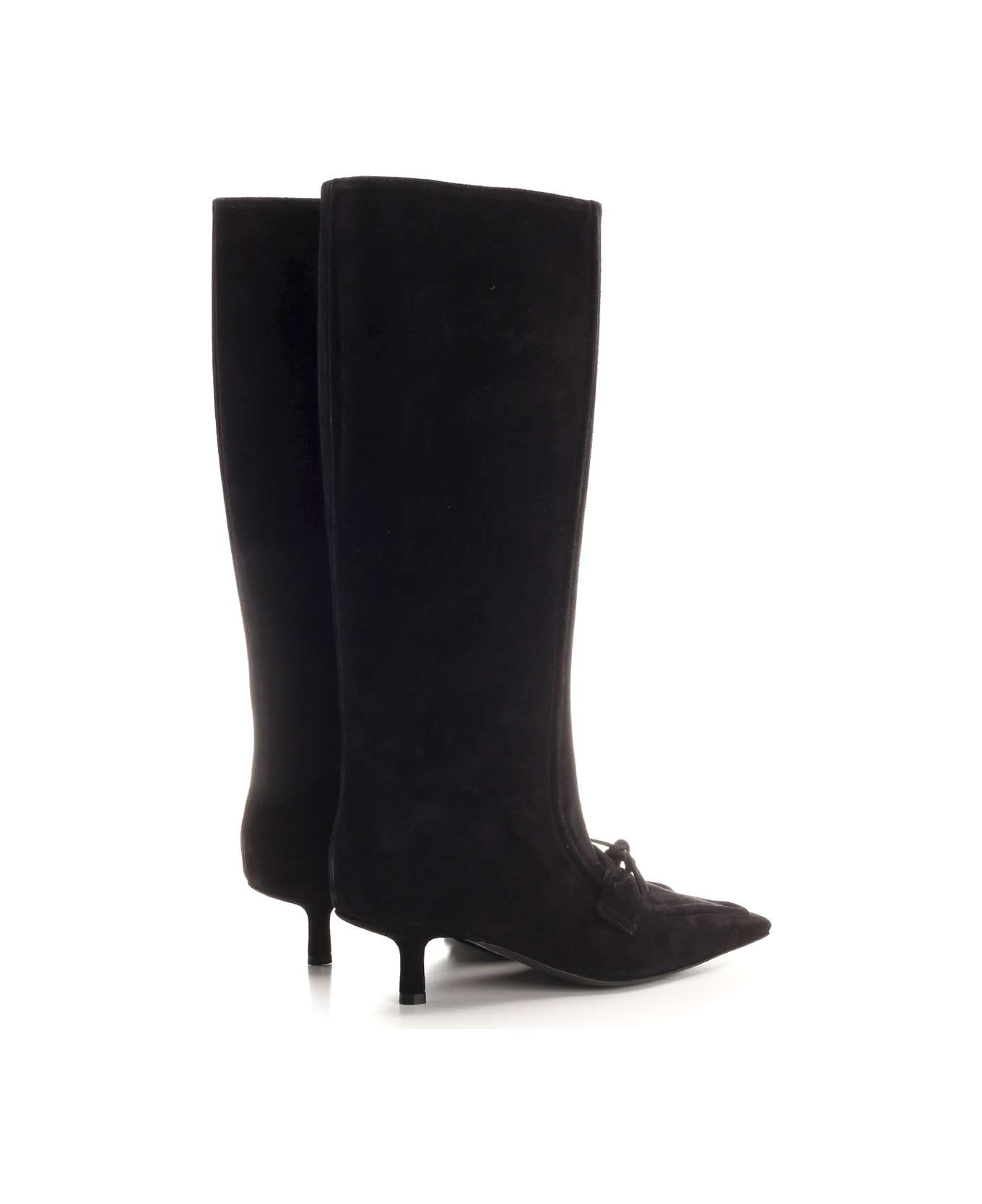 Burberry 'storm' Black Suede Boots - BLACK ブーツ