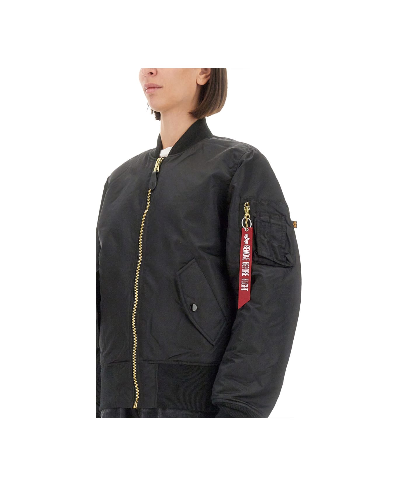 Alpha Industries "ma-1 Cs" Jacket - BLACK