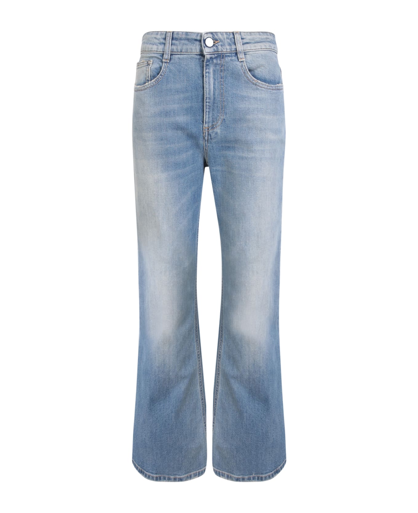 Stella McCartney Stretch Denim Flared Jeans - Denim