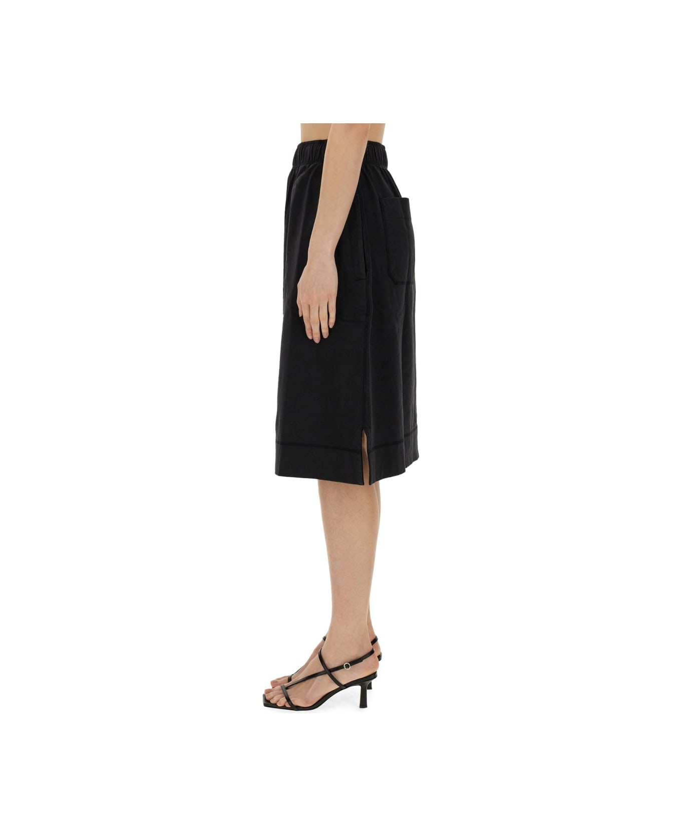 Margaret Howell Cotton Skirt - BLACK