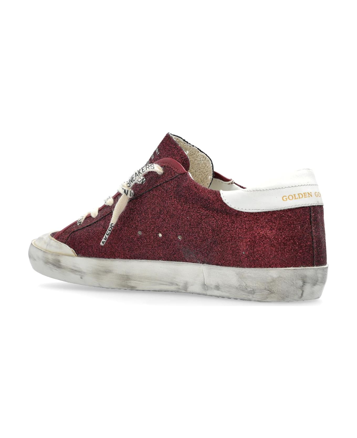 Golden Goose Sneakers Super-star Penstar Classic With Lis - BORDEAUX/WHITE