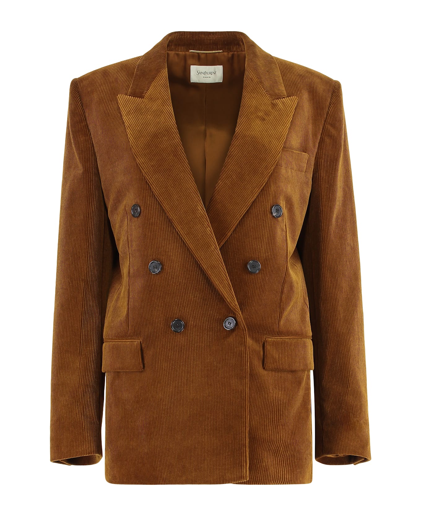 Saint Laurent Velvet Jacket - brown