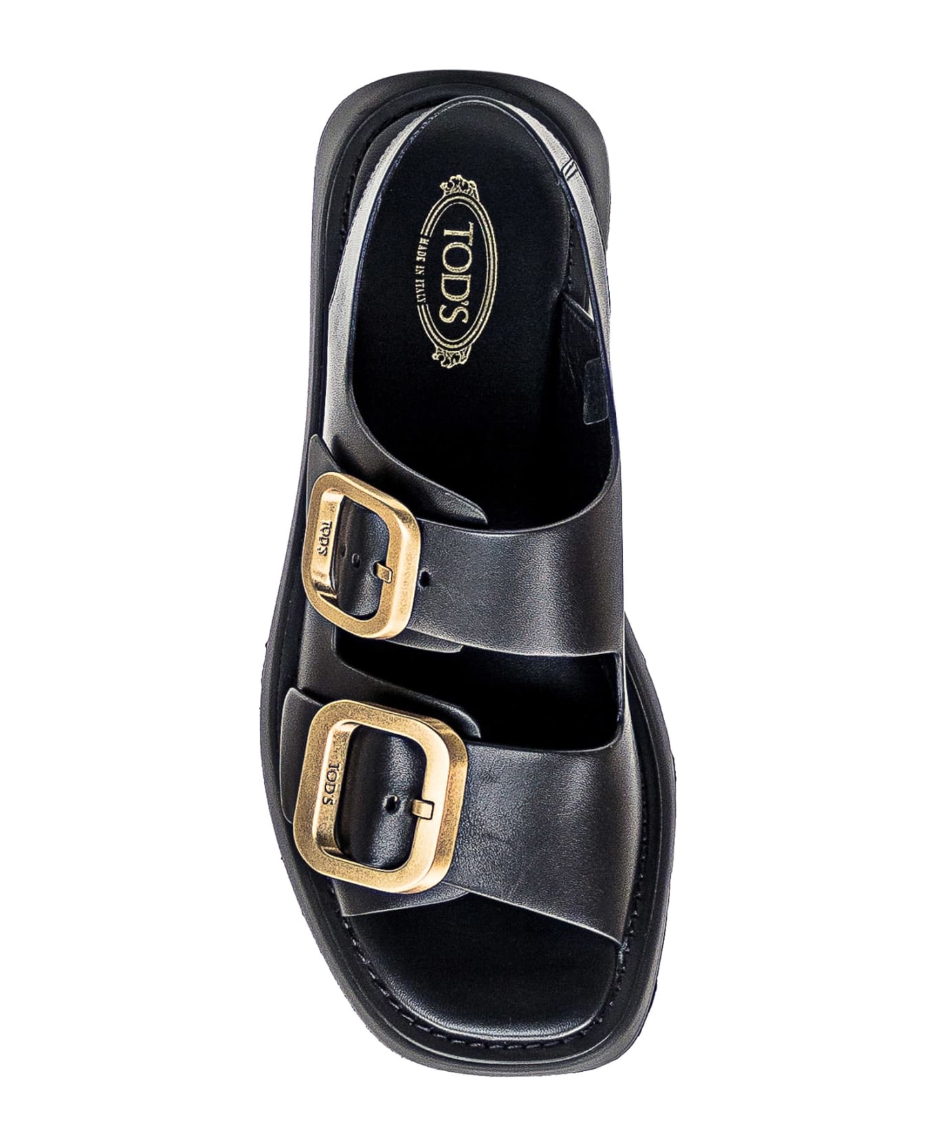 Tod's Leather Sandal - NERO サンダル