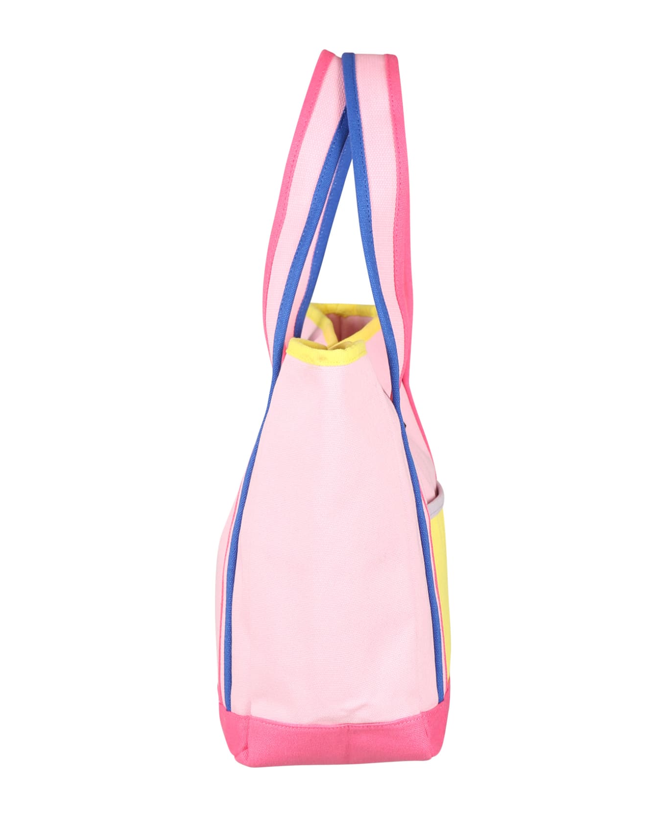 Rykiel Enfant Pink Bag For Girl With Love Rykiel Writing - Pink