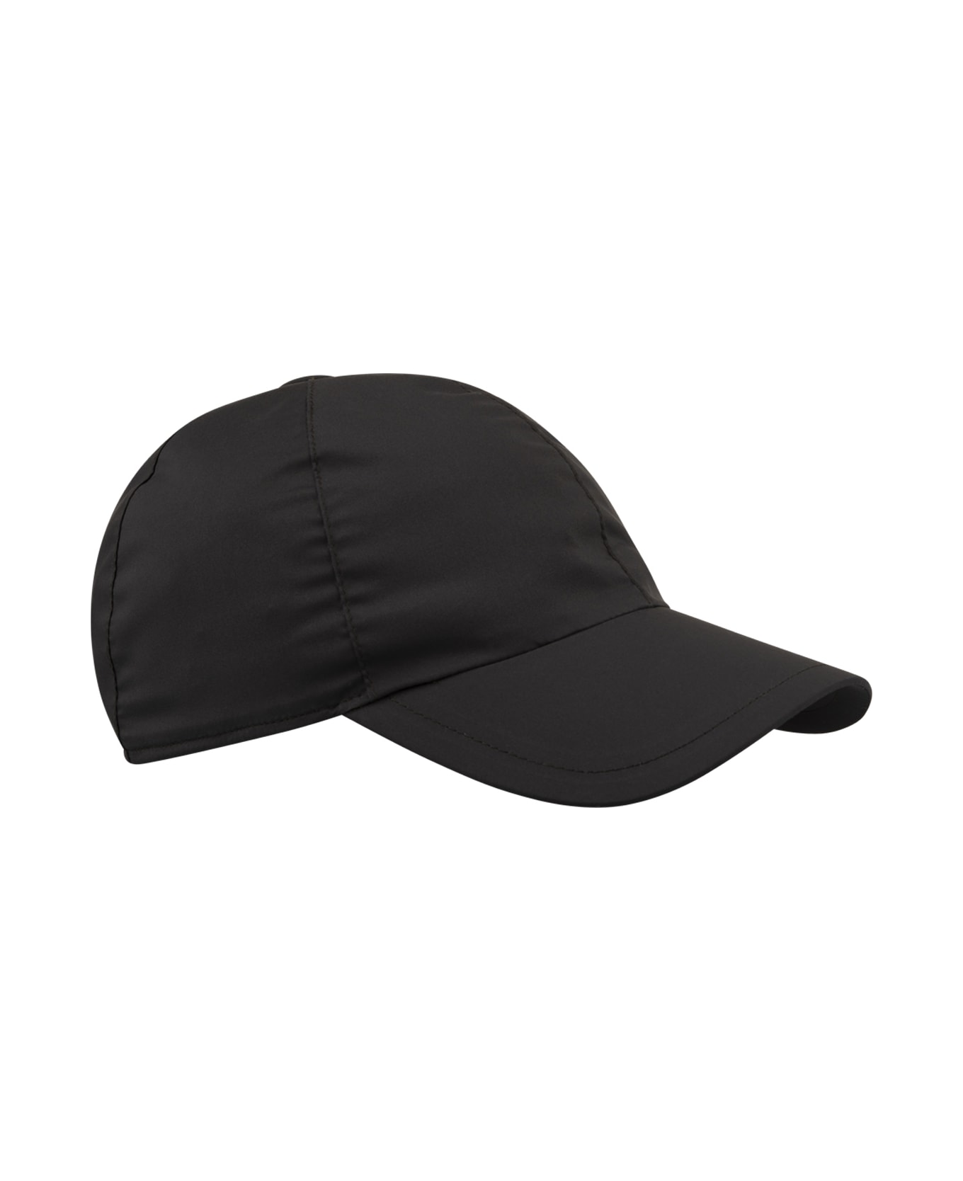 Fedeli Black Nylon Baseball Hat - Black