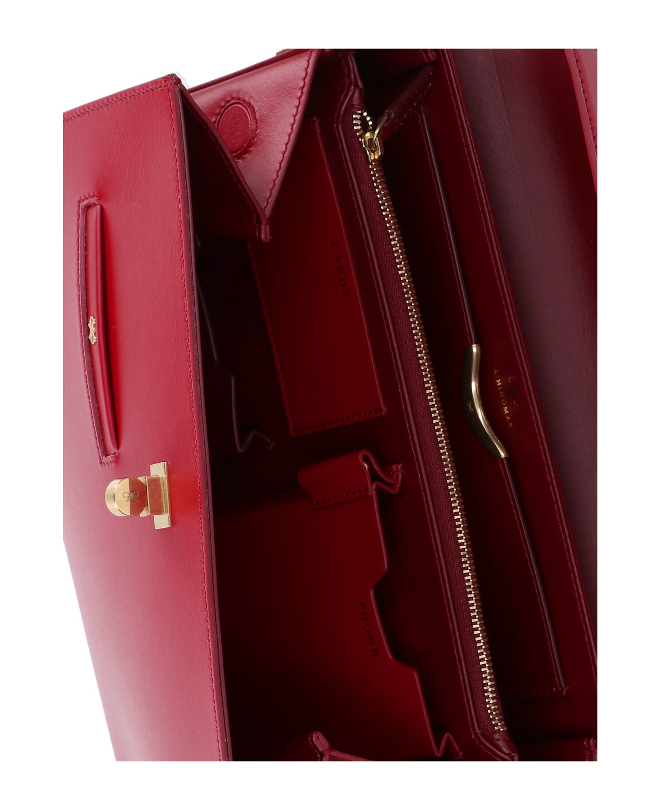 Anya Hindmarch 'mortimer' Handbag - Red